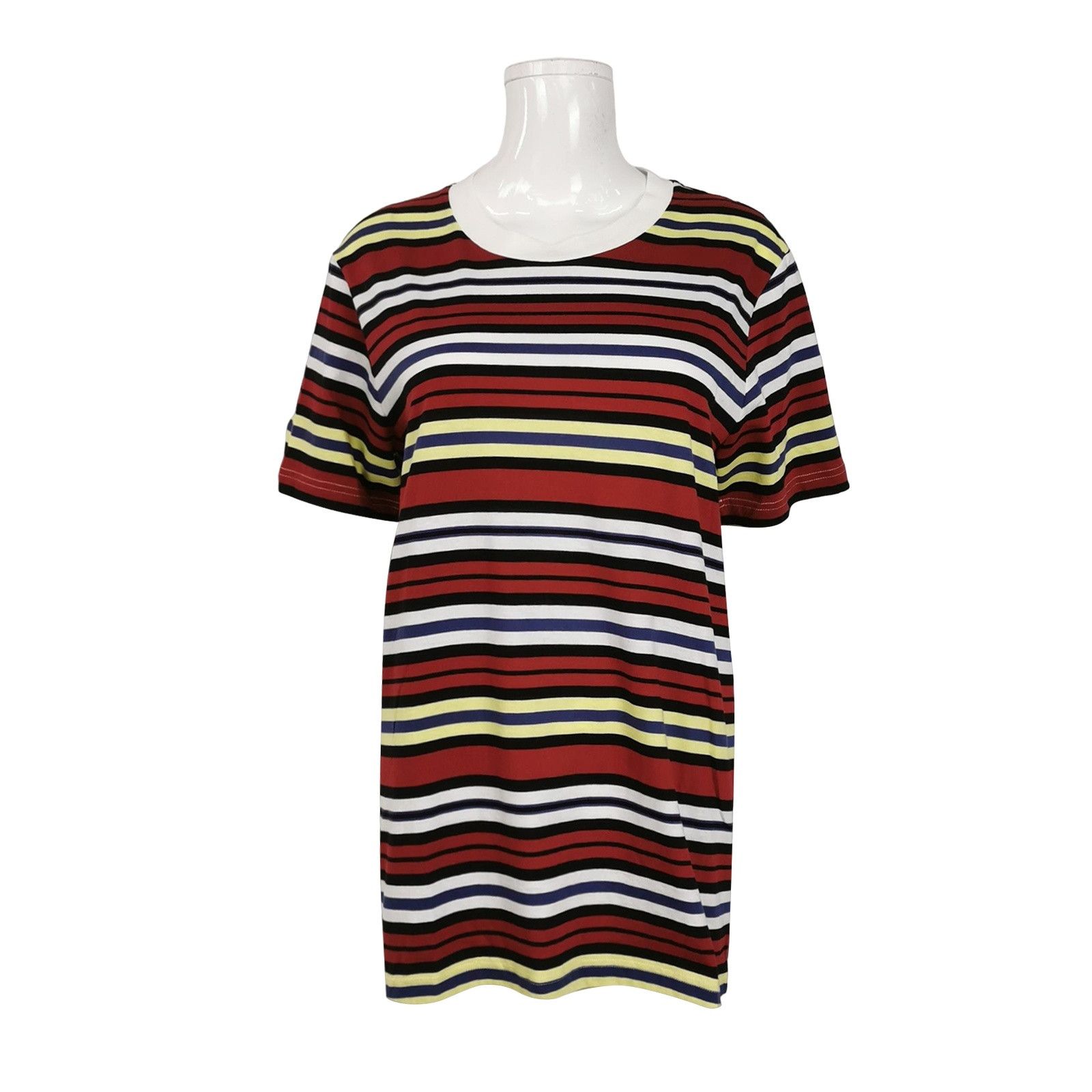 Marni Marni Striped Cotton T-Shirt Size M Size US M / EU 48-50 / 2 - 1 Thumbnail