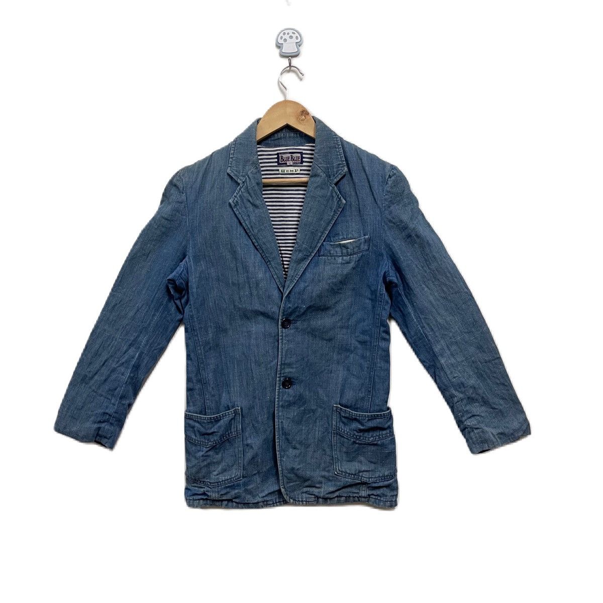 image of Blue Blue Japan Hemp Jacket, Men's (Size Small)