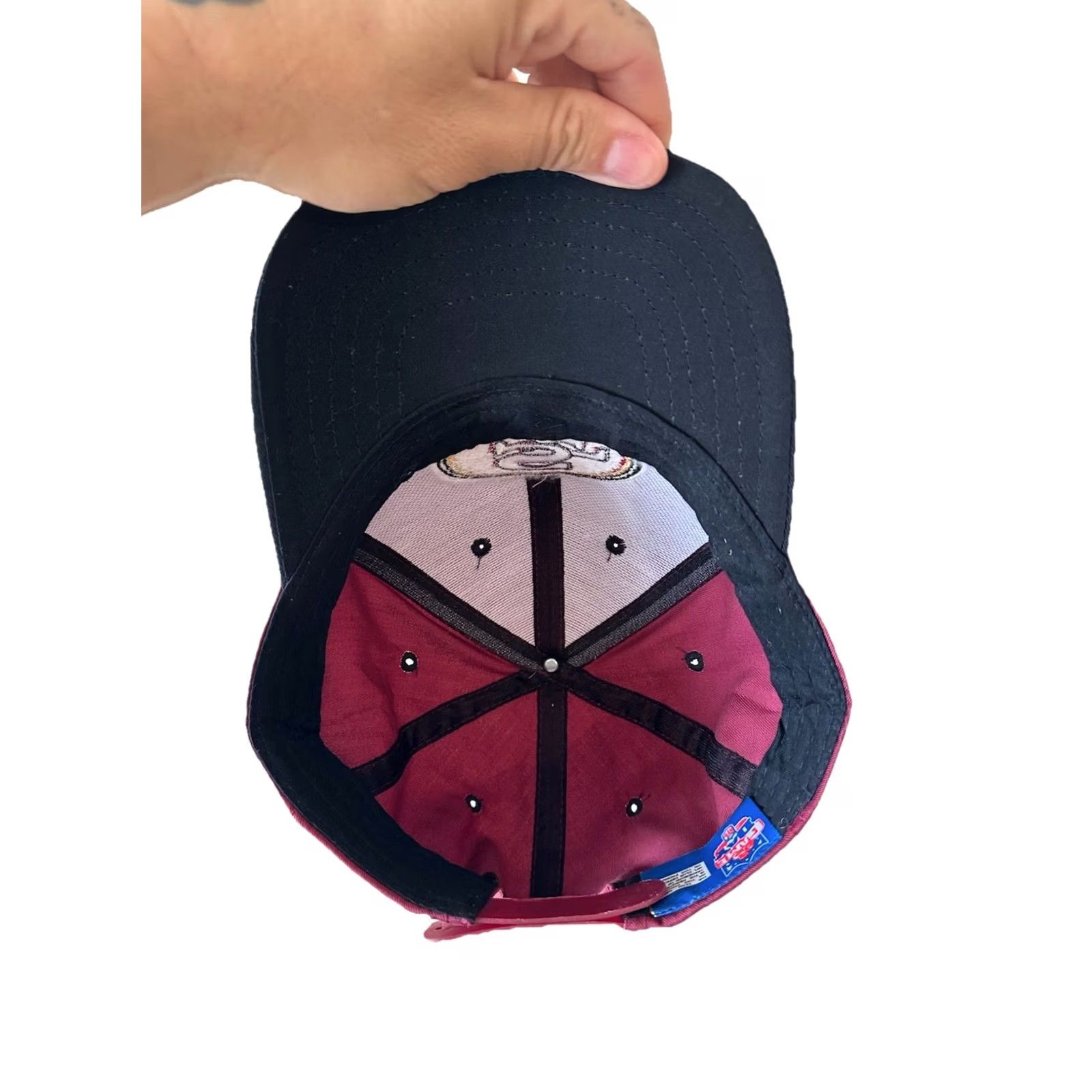 NFL VINTAGE 49ers Hat NFL Gameday Snapback Red One Size Mens Sports Football Classic 90s Size ONE SIZE - 5 Thumbnail