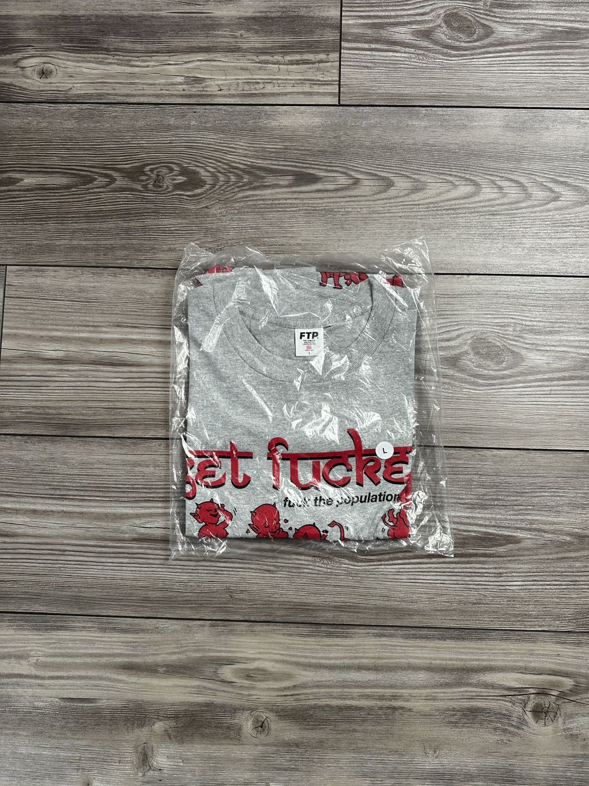 Fuck The Population FTP Get Fucked T Shirt Size US L / EU 52-54 / 3 - 2 Thumbnail