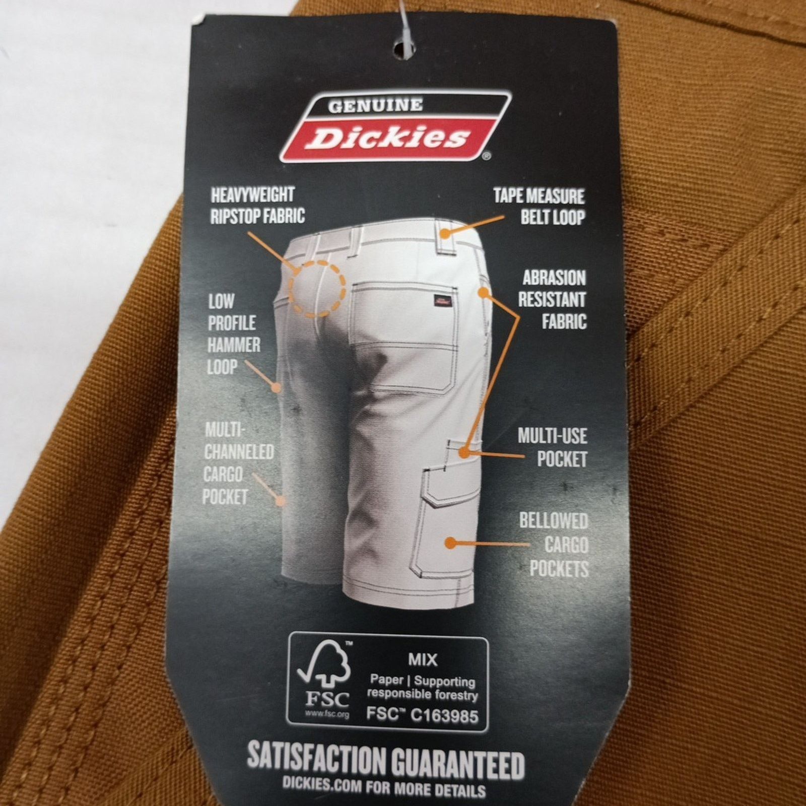 Dickies Dickies Ripstop Cargo Shorts Men’s Size 30 Brown Relaxed Fit Size US 30 / EU 46 - 3 Thumbnail