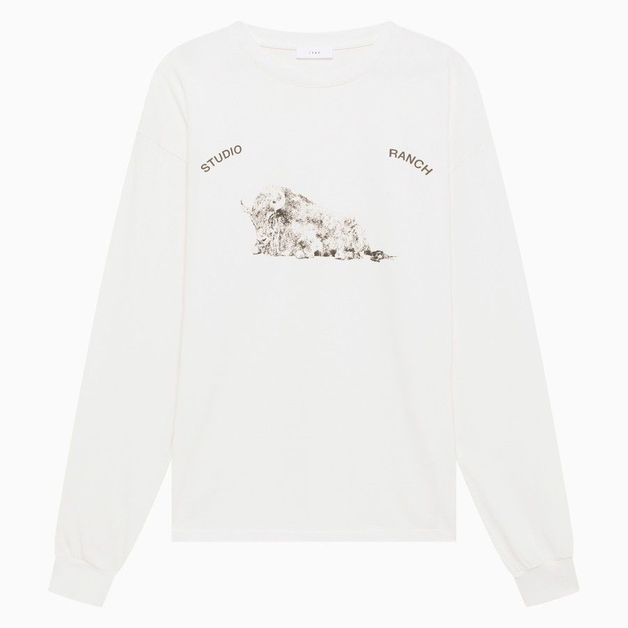 1989 STUDIO o1d2blof1124 Long Sleeve T-Shirt in White Size US XXL / EU 58 / 5 - 1 Thumbnail