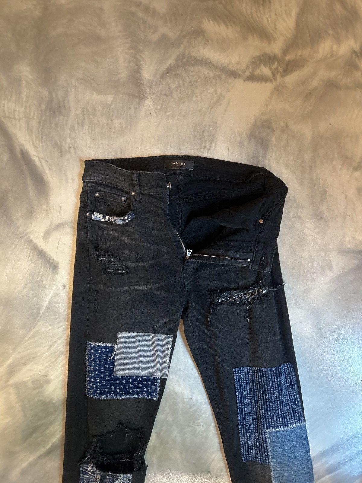 Amiri Amiri Mx1 Bandana patch Black jeans Size US 32 / EU 48 - 11 Thumbnail