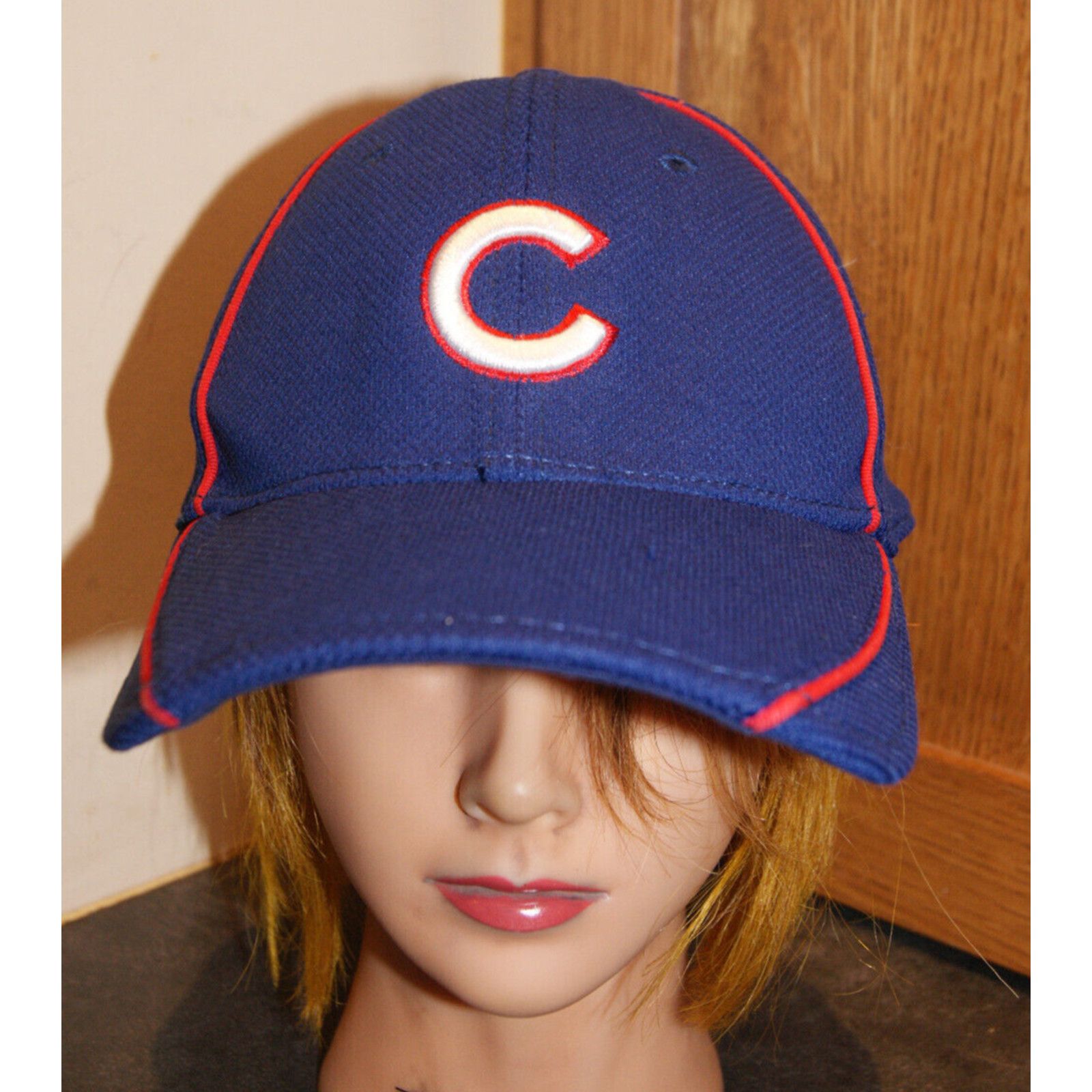 New Era VTG Y2K Chicago Cubs New Era 39Thirty Fitted M/L Hat Cap Size ONE SIZE - 2 Thumbnail