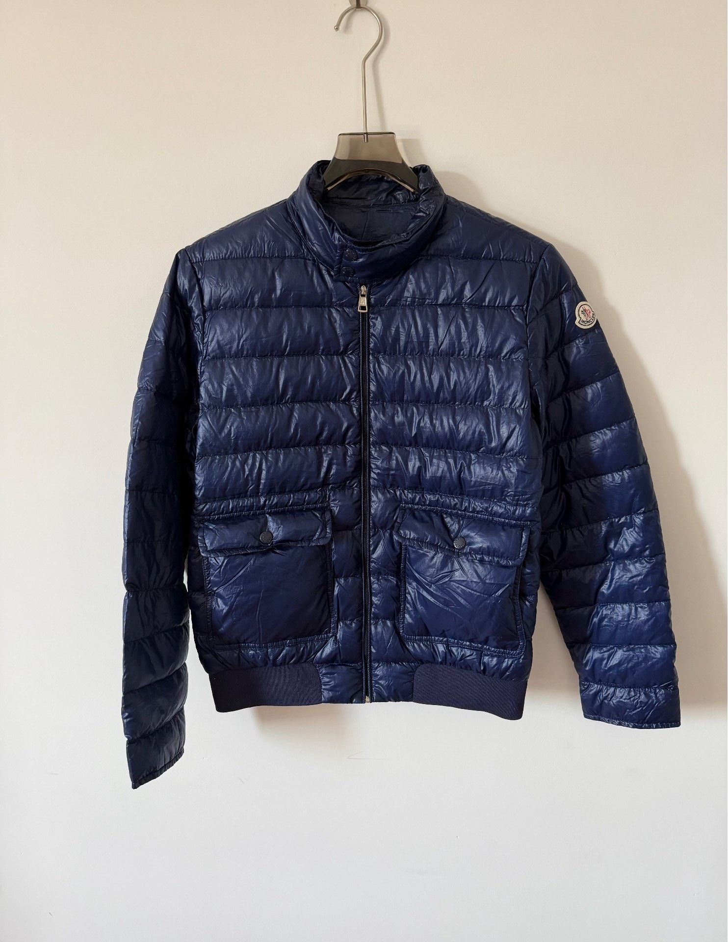 Moncler Moncler Down Blue Heavy Coat 2 Men Size US XS / EU 42 / 0 - 1 Thumbnail