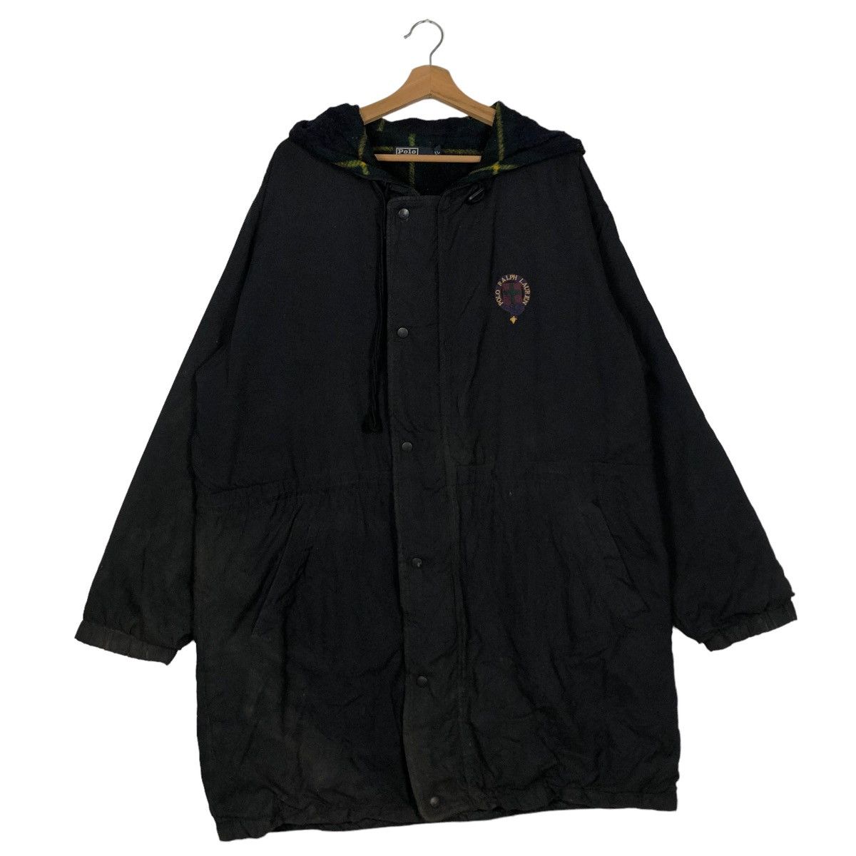 【名品図鑑】90s Polo Ralph Lauren black linen Black Linen Mandarin Collar Shirt Polo Ralph Lauren