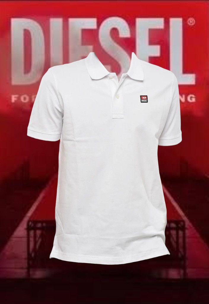 Diesel Diesel polo Smith with patch logo US L Size US L / EU 52-54 / 3 - 1 Thumbnail