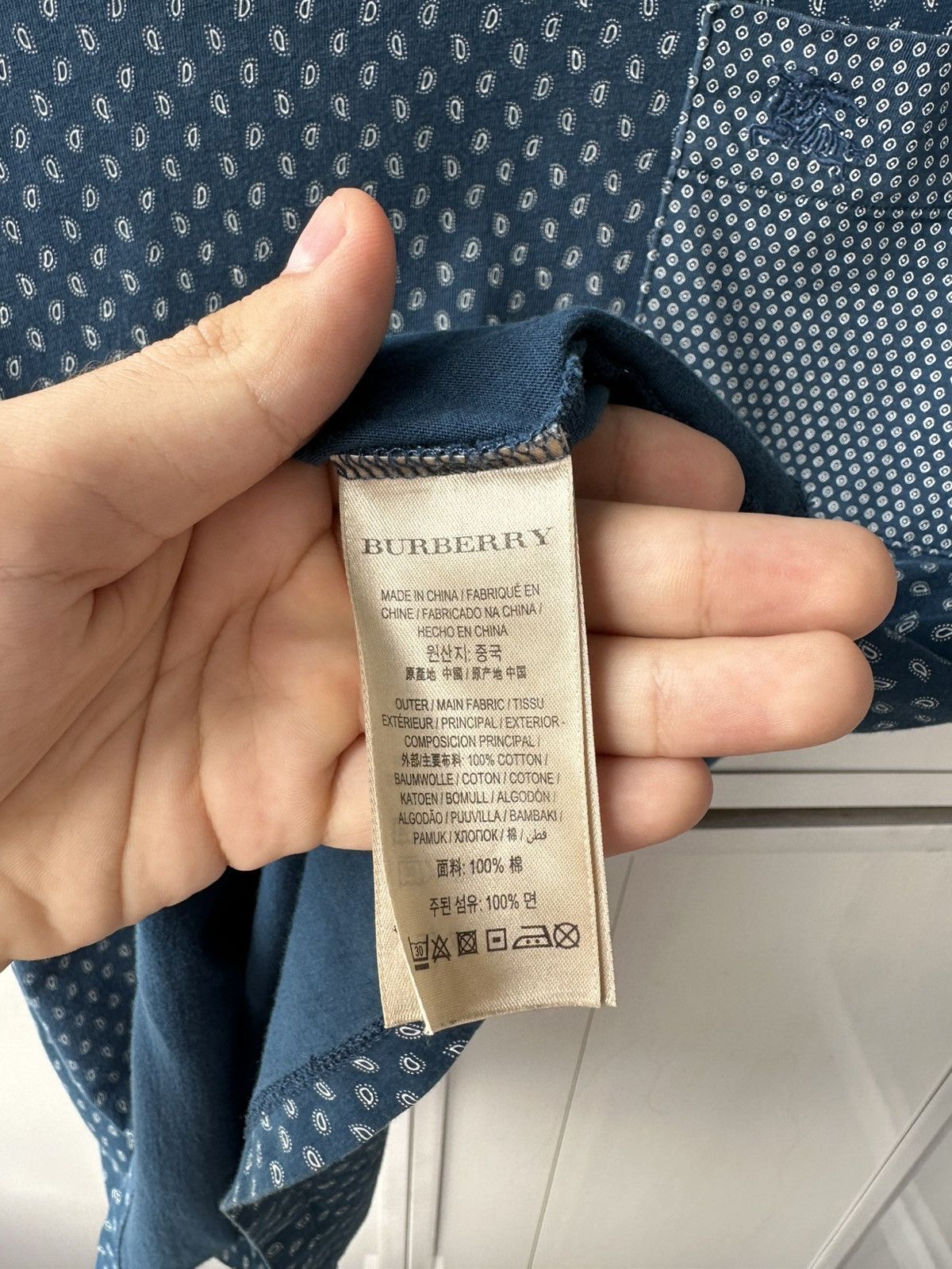 Burberry Vintage Monogram Burberry T-shirt Size US L / EU 52-54 / 3 - 12 Thumbnail