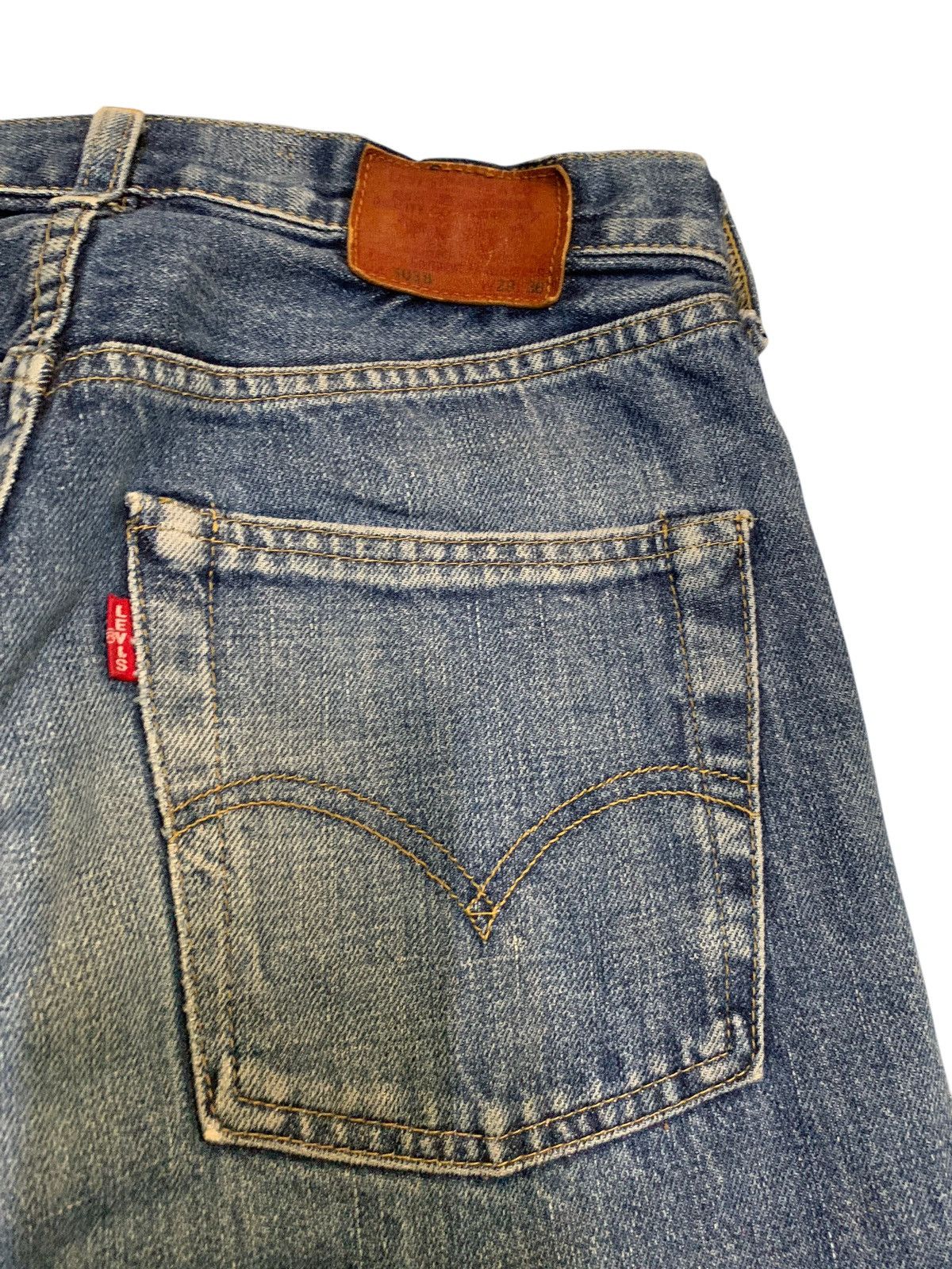 Levi's VINTAGE LEVIS 503B SELVEDGE BIG E FADED DISTRESSED DENIM Size US 28 / EU 44 - 14 Thumbnail