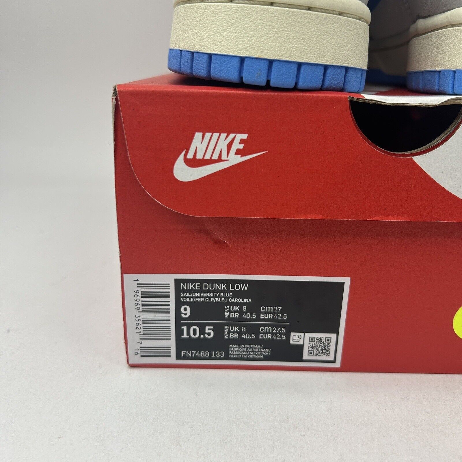 Nike Nike Dunk Low “Athletic Department University Blue" Size US 9 / EU 42 - 5 Thumbnail