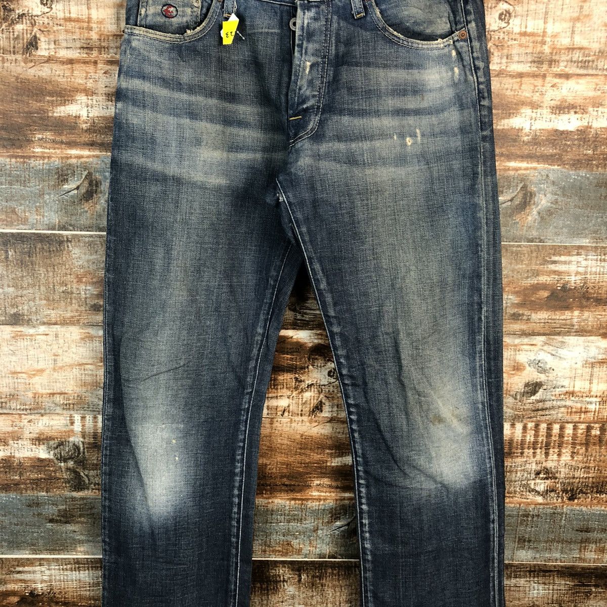 Energie DLL Energie faded Blue ripped Denim Pants #C123 Size US 31 - 5 Thumbnail