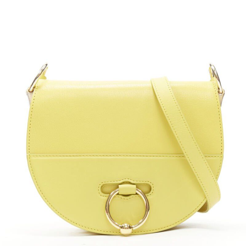 JW Anderson JW ANDERSON Latch yellow gold Pierce ring crossbody saddle bag Size ONE SIZE - 1 Thumbnail