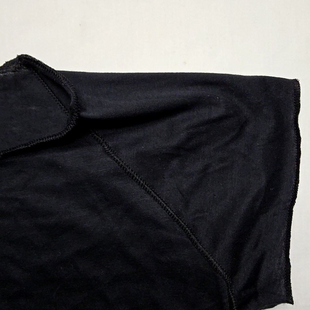Vintage Vintage Women's Black Blank Shirt Top Bantam Women Large 80s Size L / US 10 / IT 46 - 3 Thumbnail