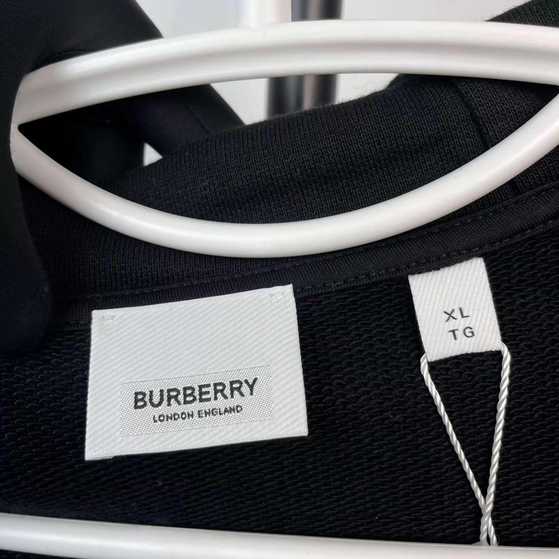 Burberry Burberry 95 New cotton sweatshirt jacket XL black Size US XL / EU 56 / 4 - 3 Thumbnail