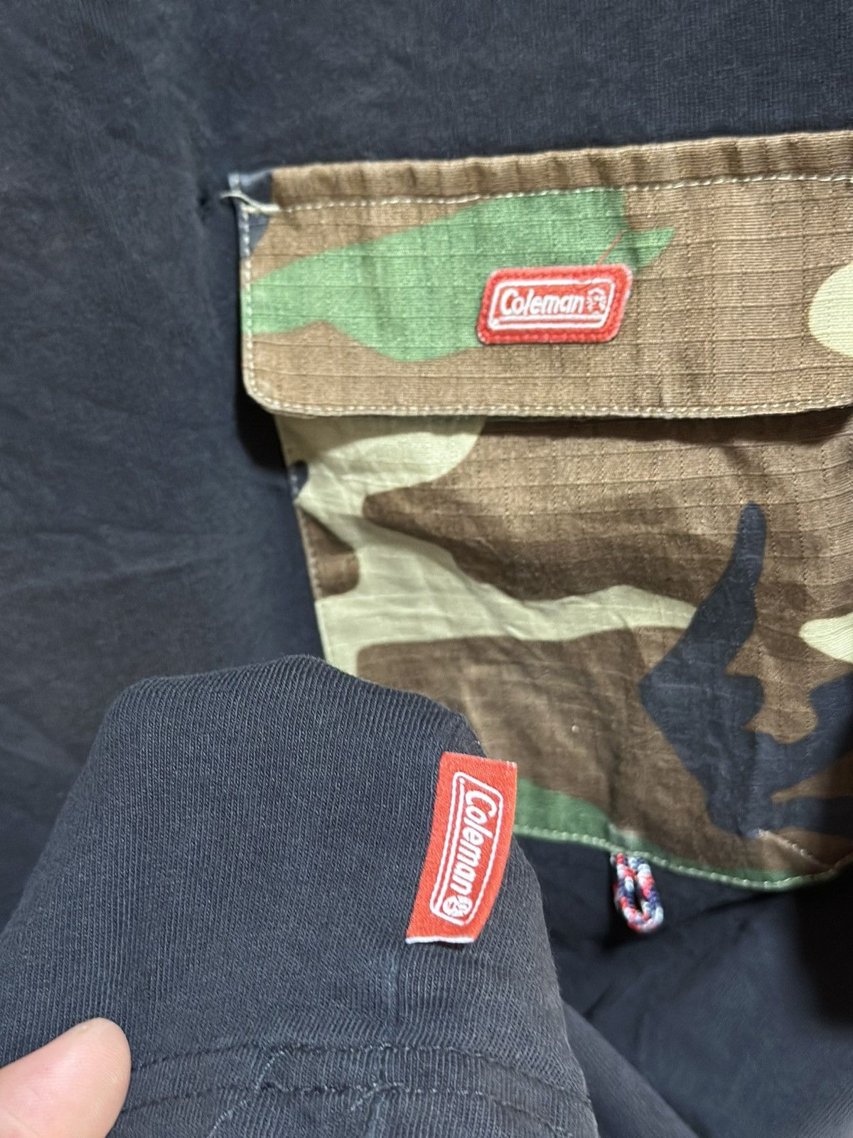 Coleman Thrashed Coleman Pocket Tee Camo Faded Tee Size US XXL / EU 58 / 5 - 11 Thumbnail