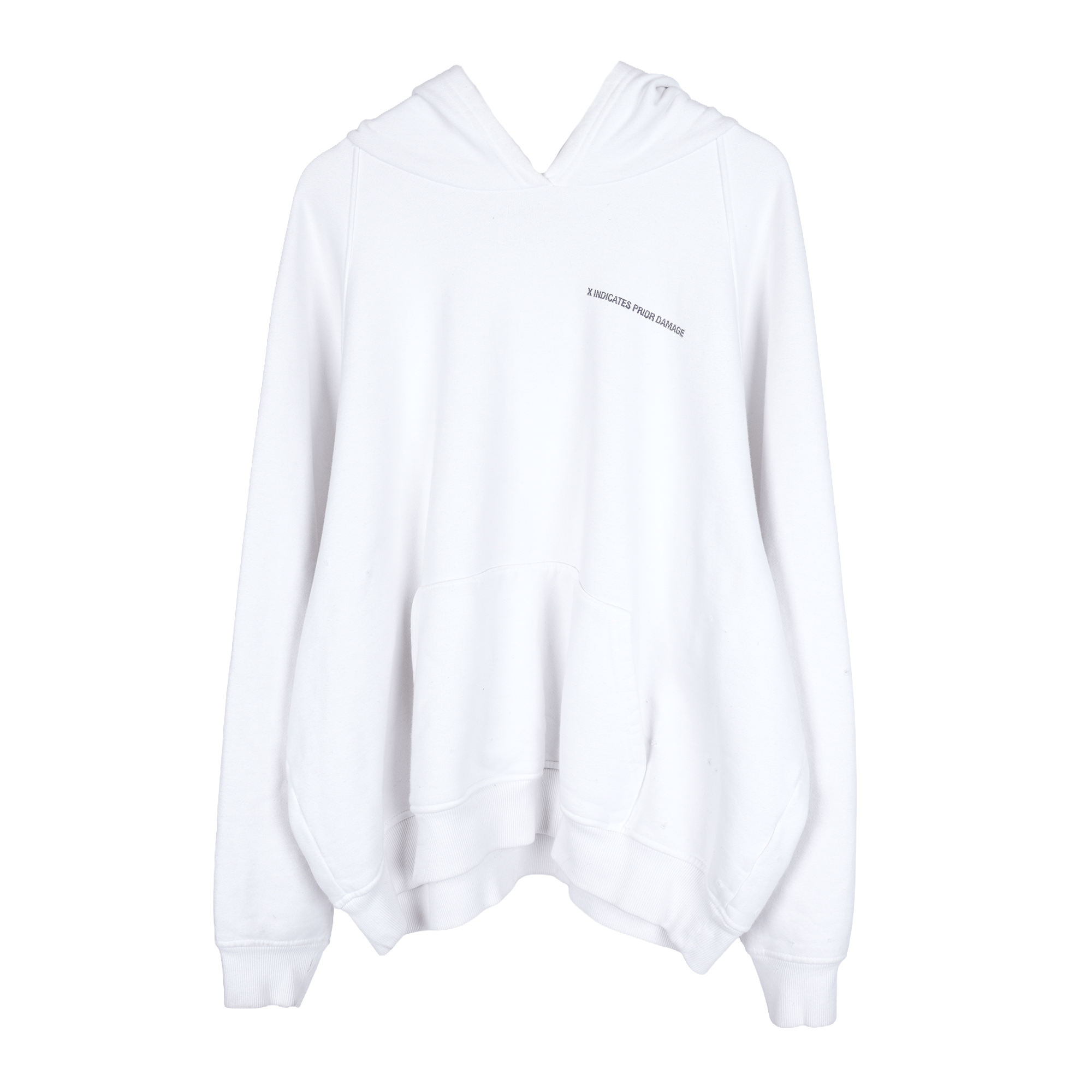 Enfants Riches Deprimes ERD X INDICATES PRIOR DAMAGE WHITE HOODIE Size US XL / EU 56 / 4 - 2 Thumbnail
