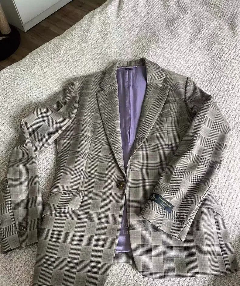 Vivienne Westwood Vivienne Westwood Plaid Suit Jacket (Unisex) Size 48R - 1 Thumbnail