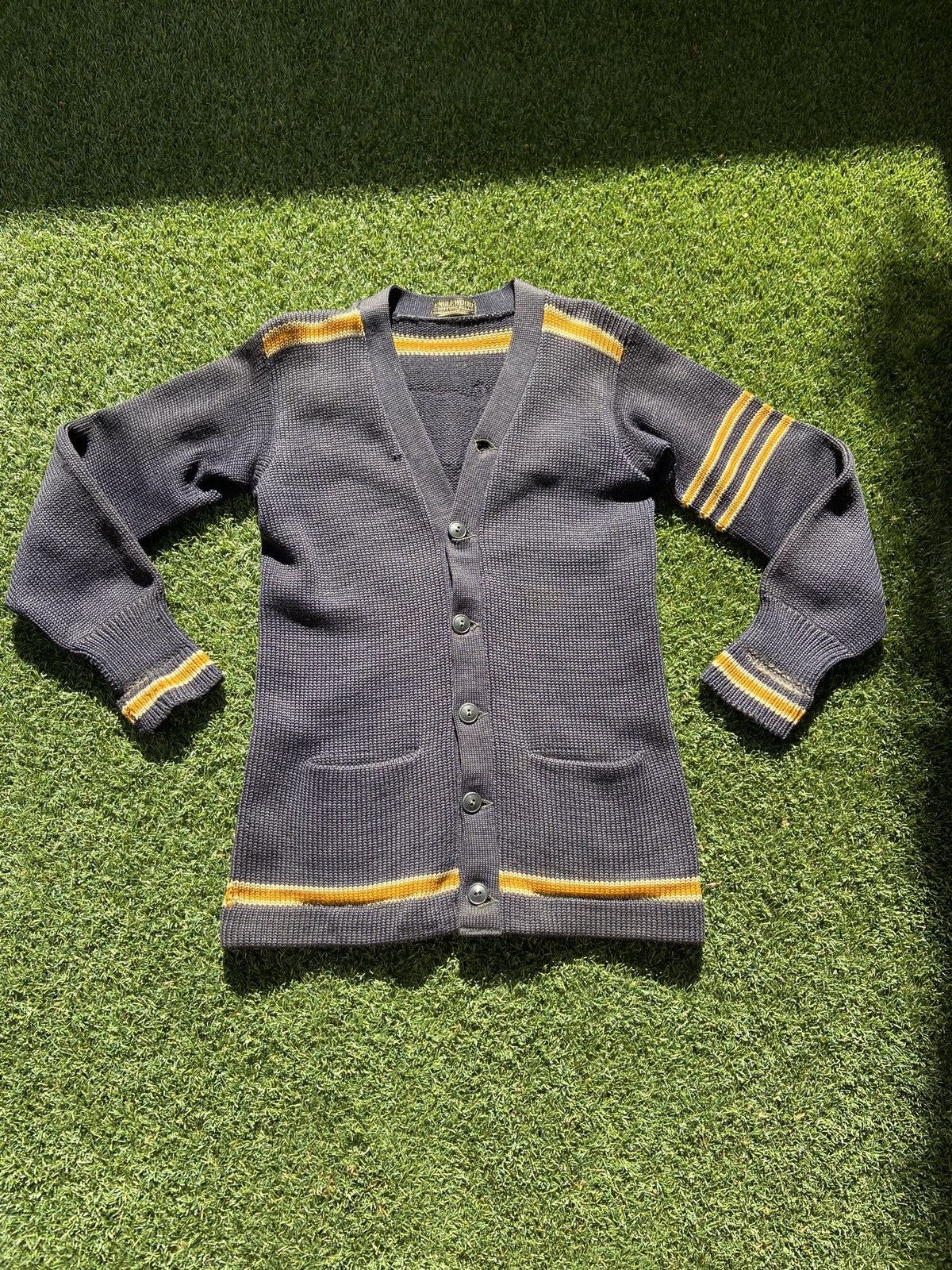 Vintage VTG 50’s Englewood Mills Chicago Wool Cardigan Size US S / EU 44-46 / 1 - 4 Thumbnail