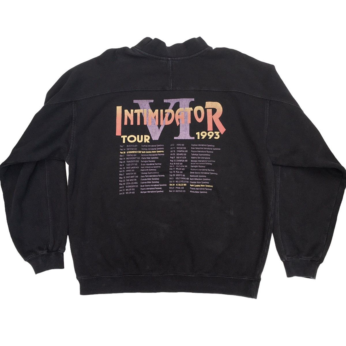NASCAR Sun Faded Vintage Intimidator Tour 1993 Sweatshirt Size US L / EU 52-54 / 3 - 2 Thumbnail