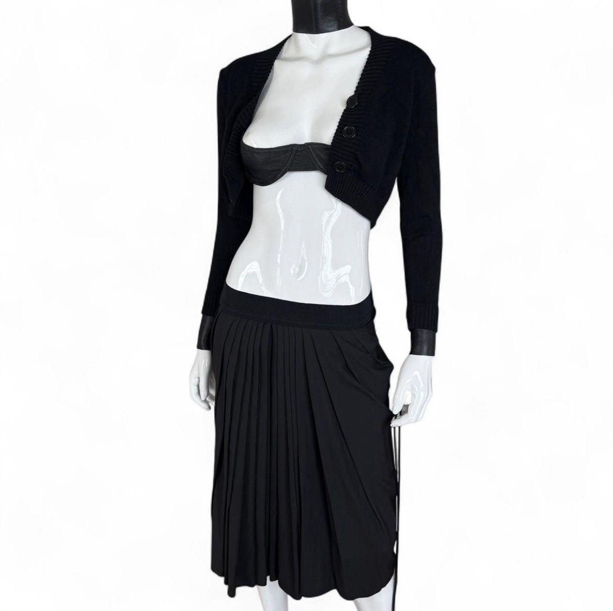 Sportmax Vintage Sportmax Archival Deconstructed Midi Skirt Size 26" / US 2 / IT 38 - 5 Thumbnail