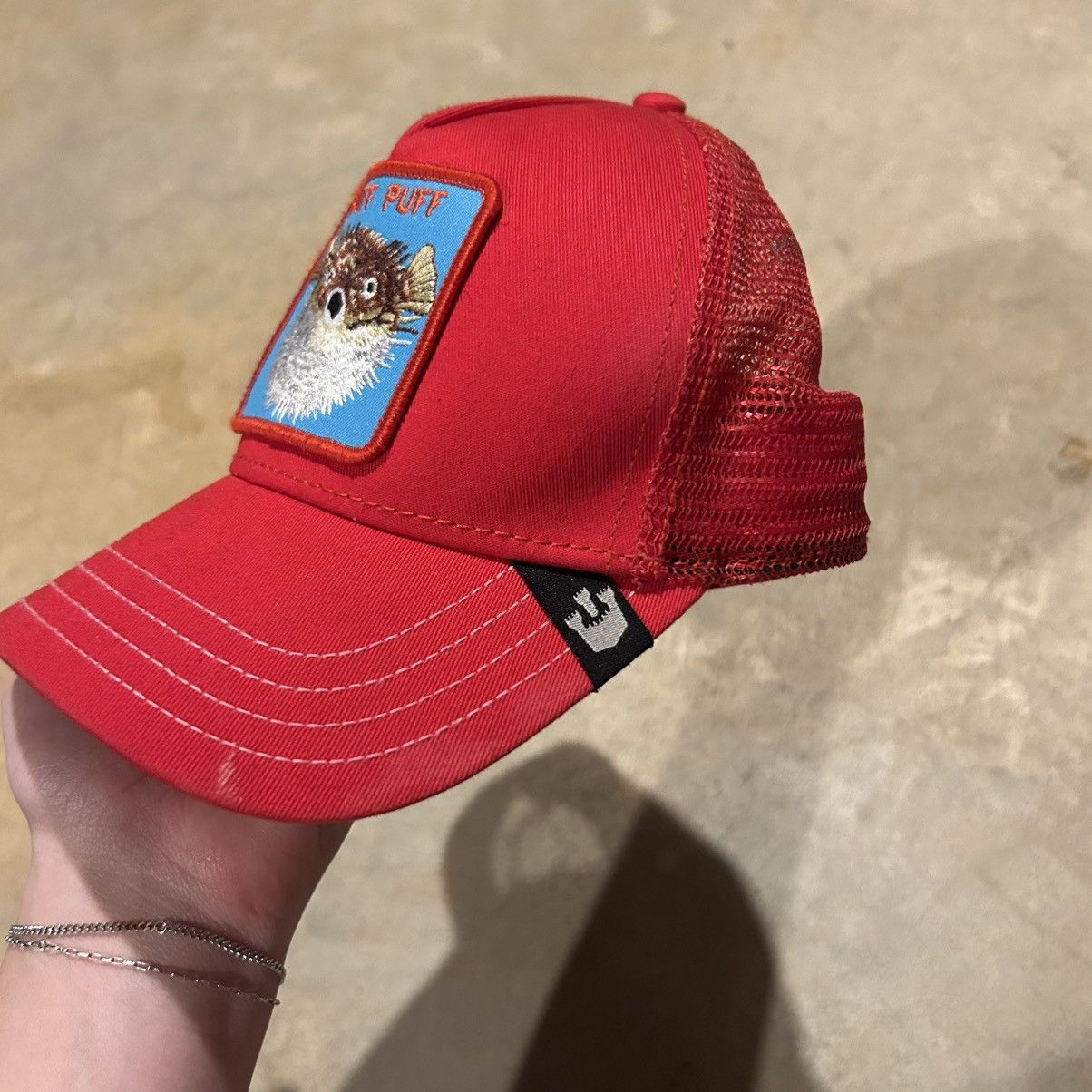 Goorin Bros. Goorin Bros Puff Puff Blowfish 4/20 Mesh Back Trucker Hat Size ONE SIZE - 4 Thumbnail