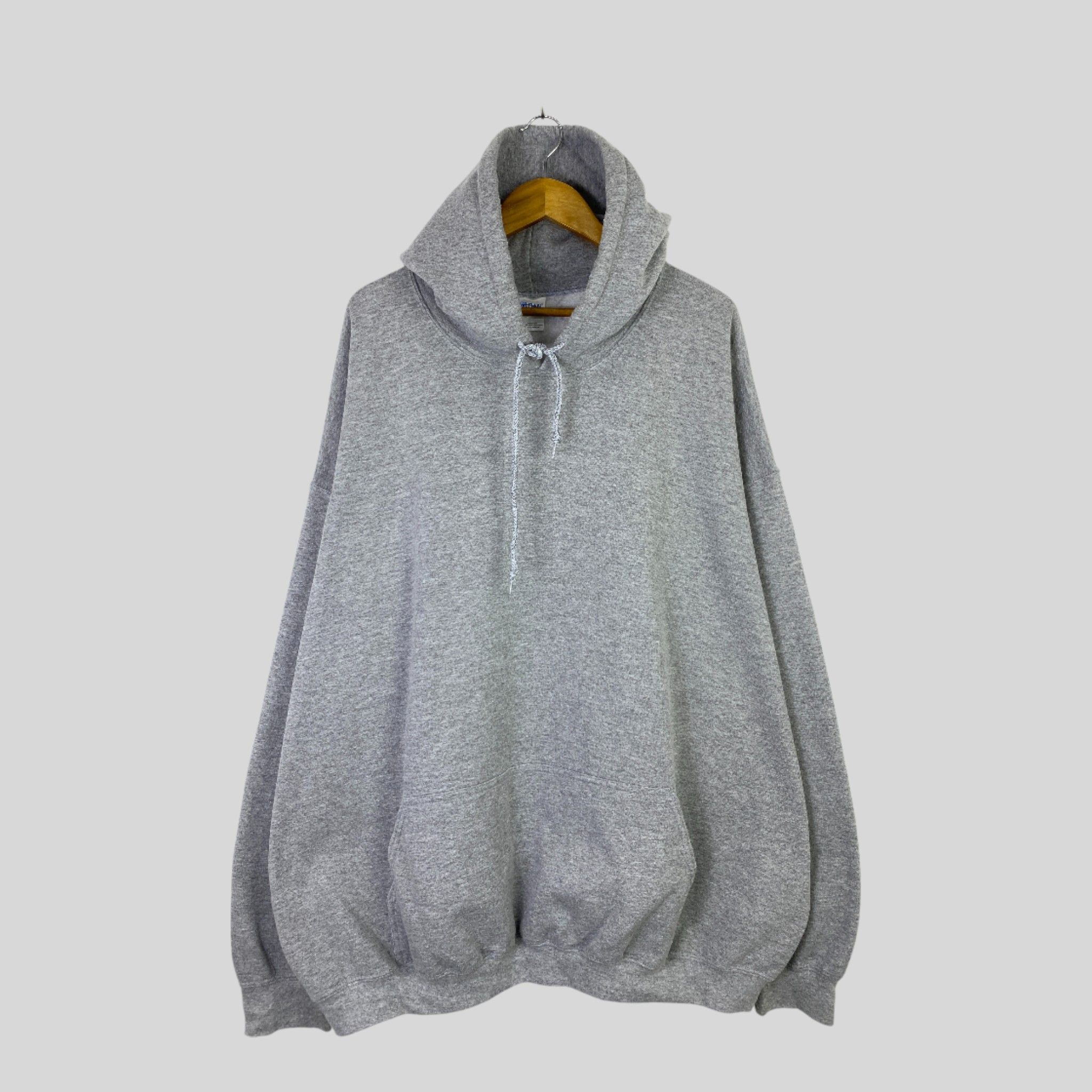 Gildan Vintage Gildan Plain Pullover Oversized Hoodie SH0395 Size US XXL / EU 58 / 5 - 1 Thumbnail