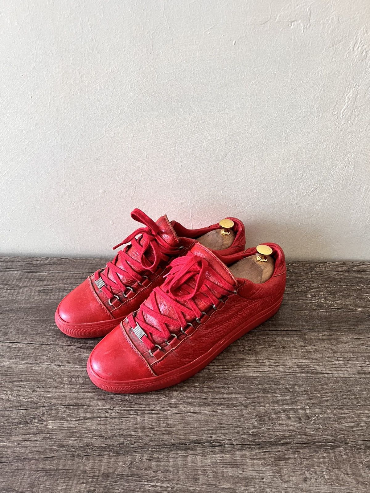 Balenciaga BALENCIAGA ARENA LOW SNEAKERS Size US 8 / EU 41 - 2 Thumbnail