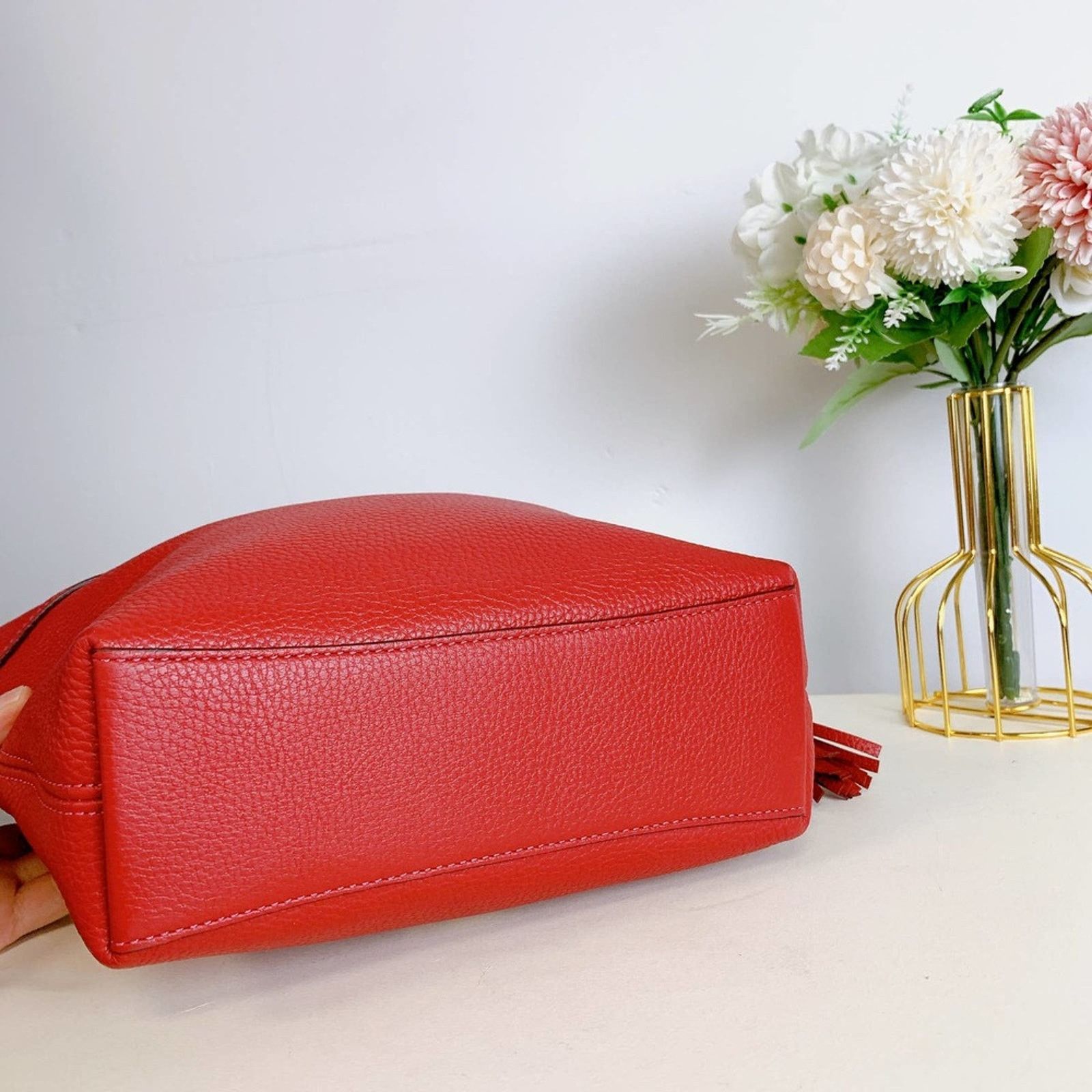 Coach Coach CE555 Andy Crossbody In Gold/Red Apple Size ONE SIZE - 5 Thumbnail