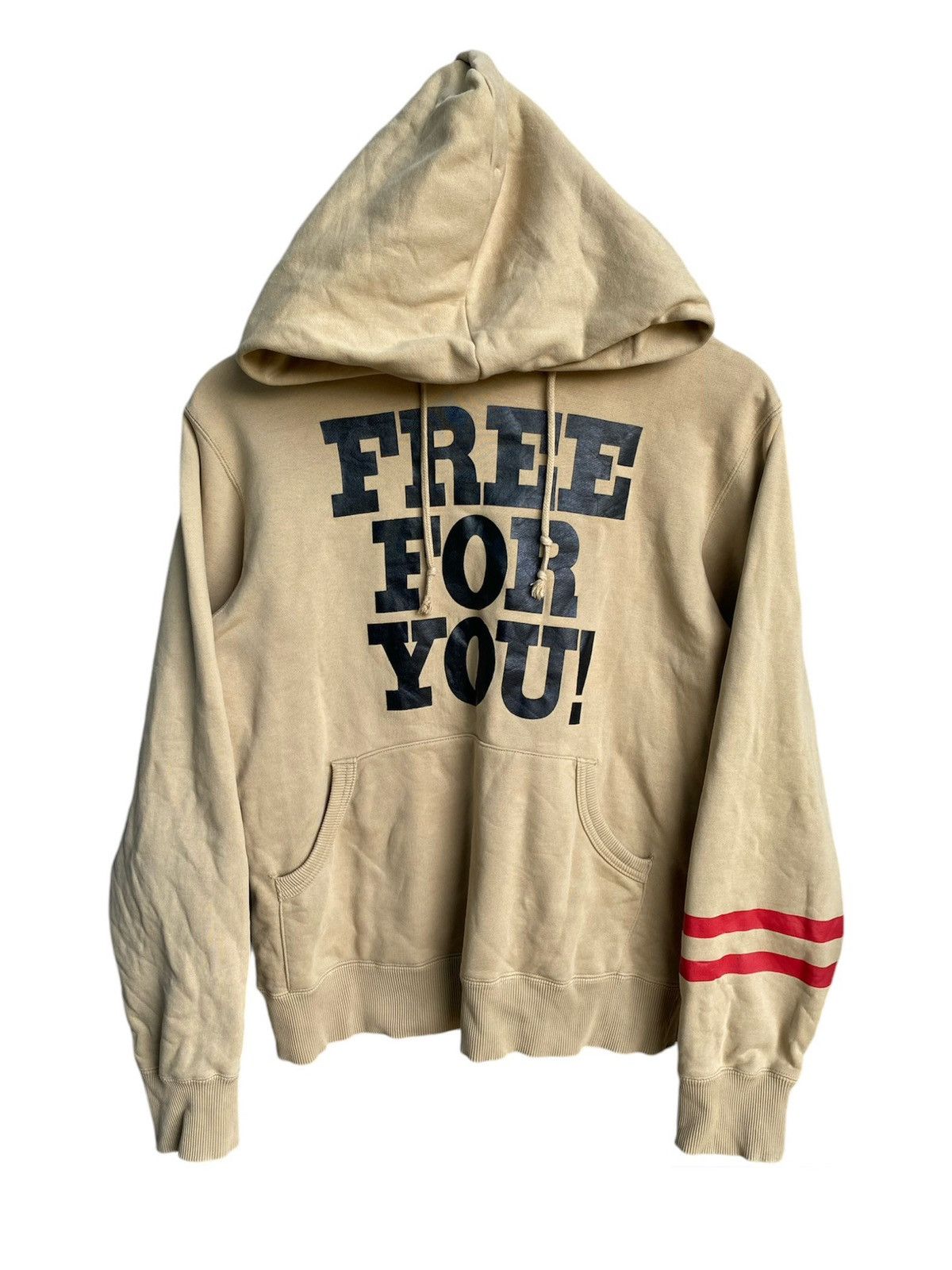 Japanese Brand × Vintage Super Lovers "Free For You!" Pull Over Hoodie Size US S / EU 44-46 / 1 - 1 Thumbnail