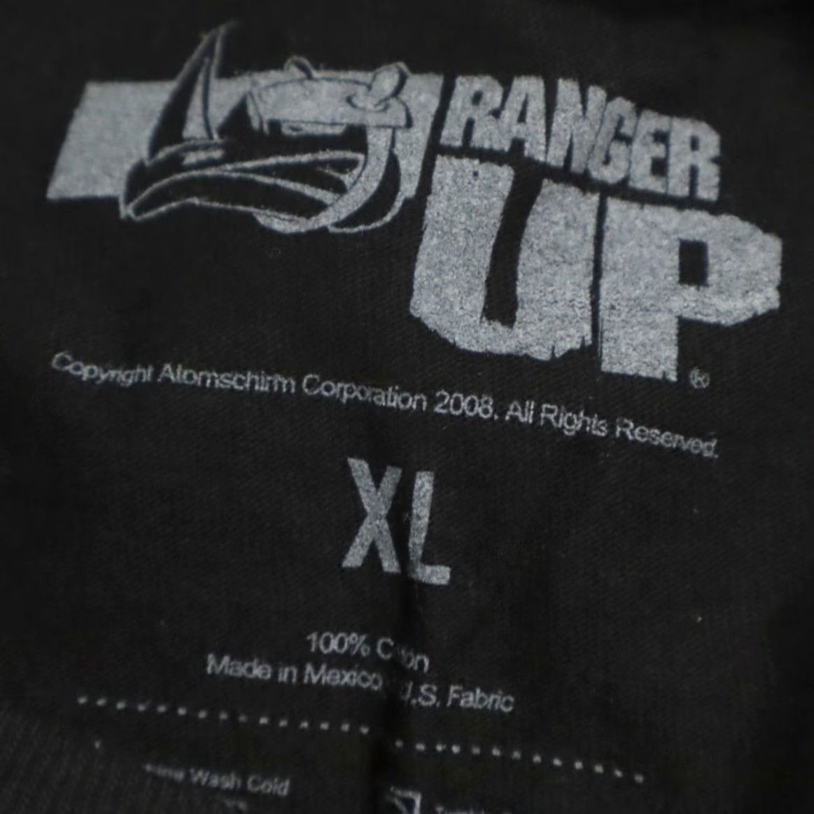 Vintage Ranger Up Graphic Solid T-Shirt Black Men's XL Shirt Size US XL / EU 56 / 4 - 5 Thumbnail