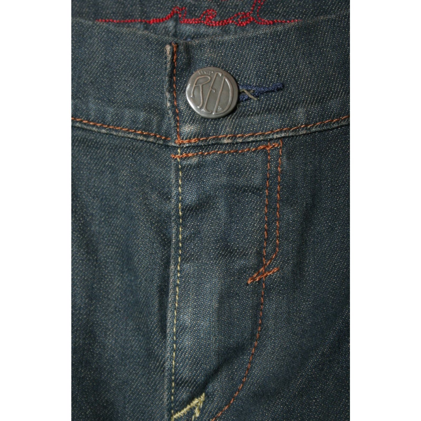 Levi's VINTAGE LEVI'S Red Collection Denim Bootcut Jeans Sz. 29 Regular Women Blue 5-Pocket Inseam 31 Rise 8.25" Measure 33x31 Size 29" - 4 Thumbnail