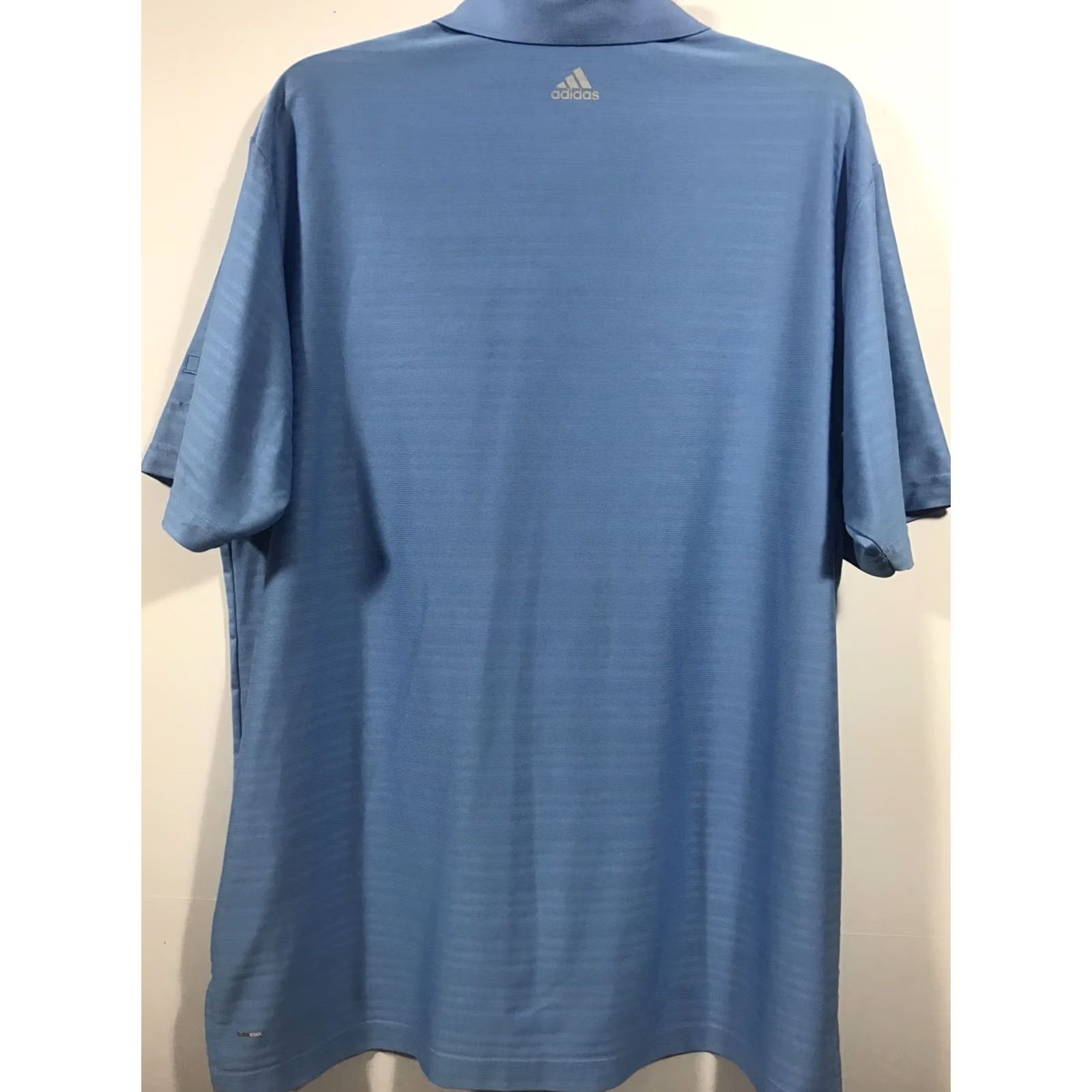 Adidas adidas Clima Cool Dri-Fit Golf Polo Short Sleeve Shirt Blue Size L Regular Men's Polo Shirt Size US L / EU 52-54 / 3 - 5 Thumbnail