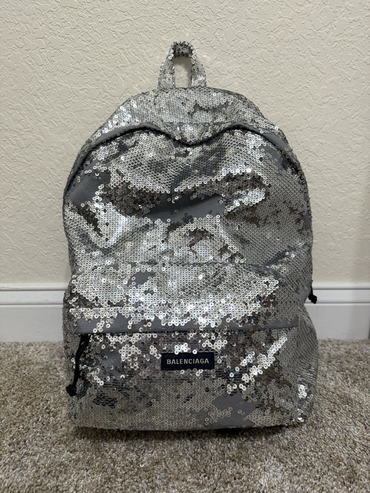 Balenciaga Balenciaga Destroyed Sequin Explorer Backpack | Grailed