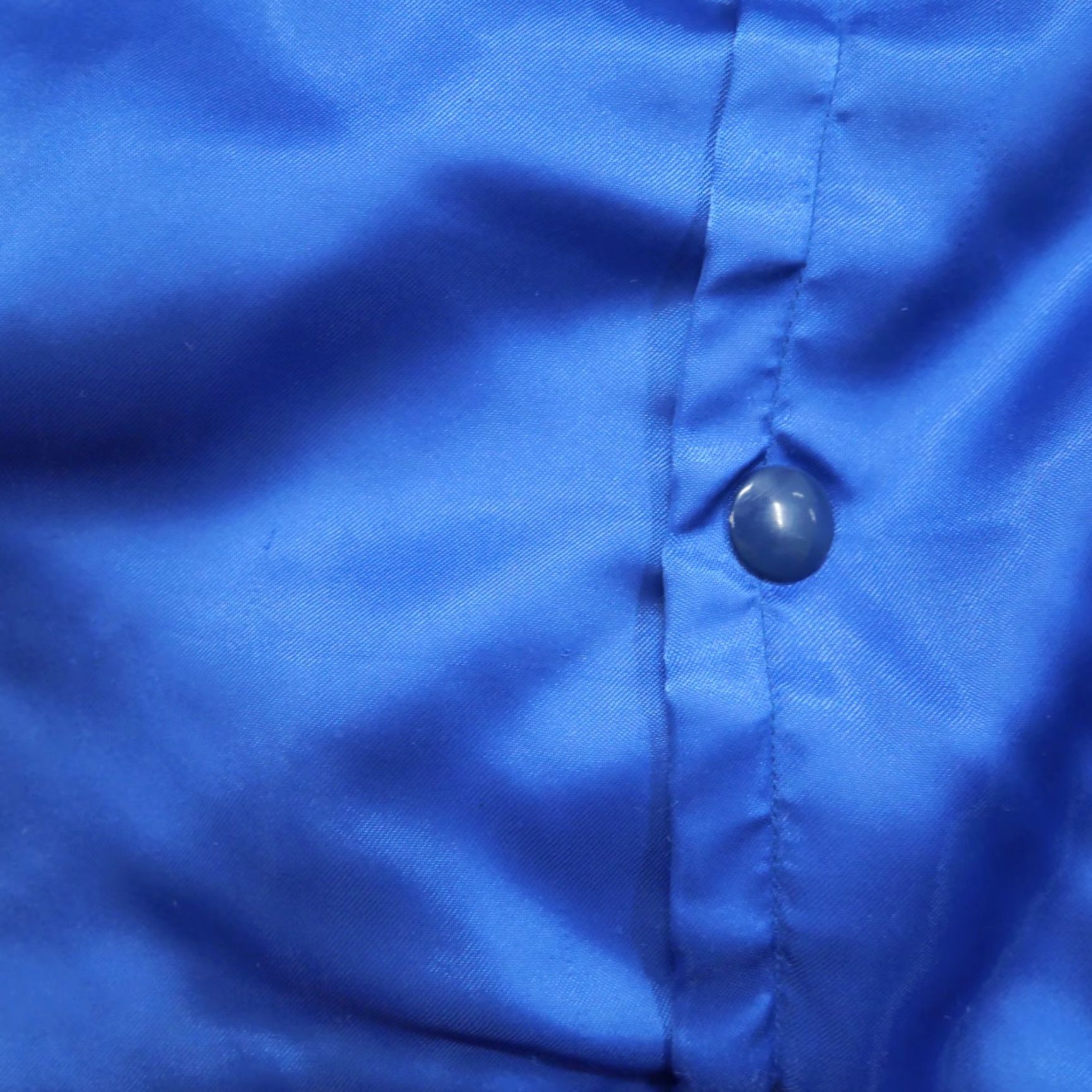 J Brand VINTAGE Soybean Jacket Mens L Blue Satin Proven Performance Bomber 80s Jacket Size US L / EU 52-54 / 3 - 6 Thumbnail