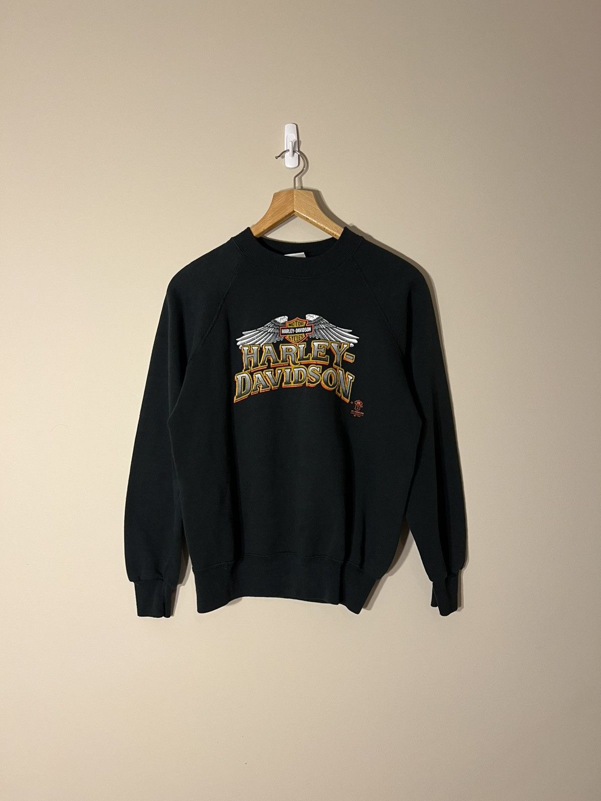 Harley Davidson × Vintage Vintage 1989 Harley Davidson Crewneck Size M / US 6-8 / IT 42-44 - 2 Thumbnail