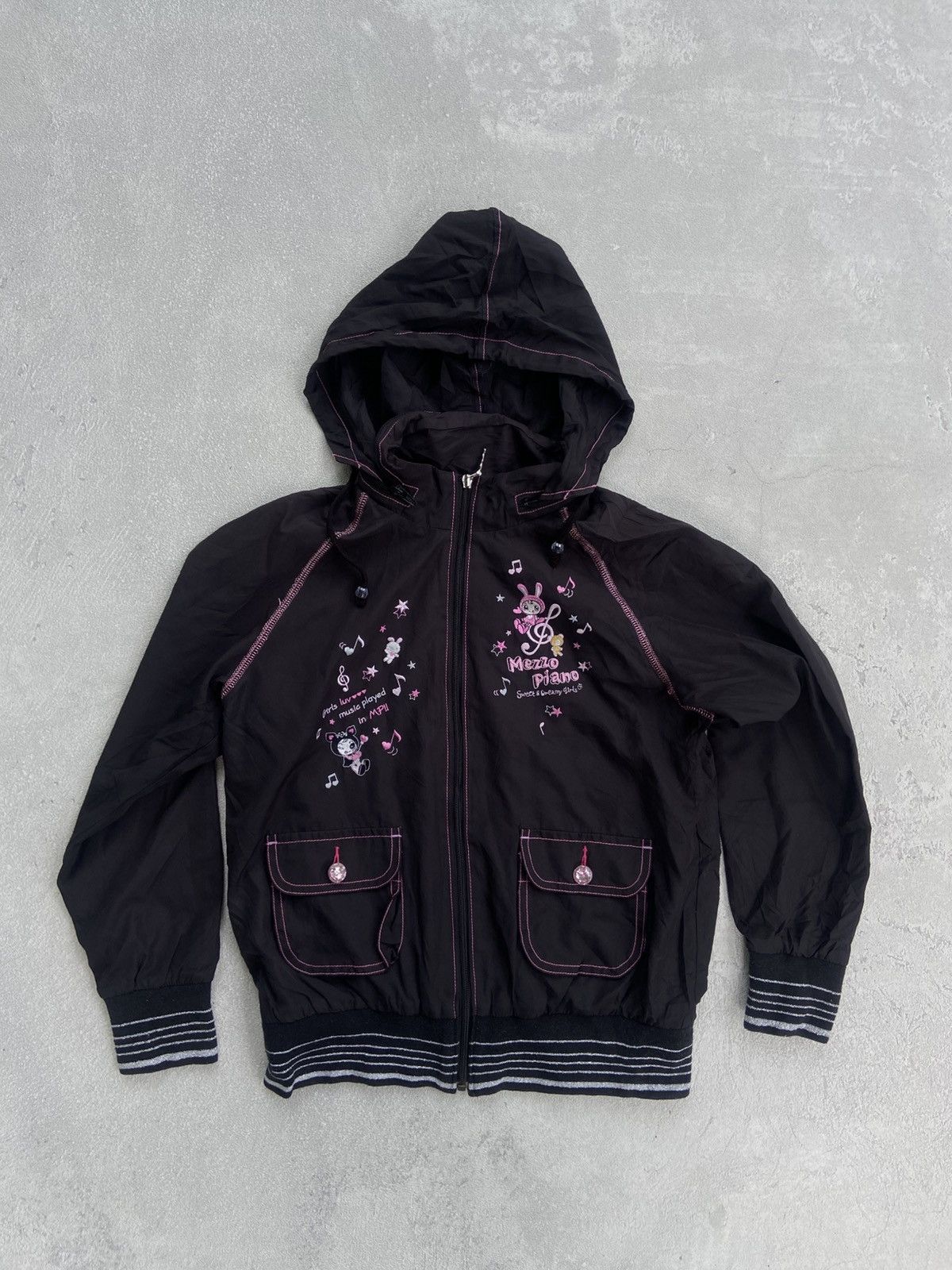 Angel Blue 1990s Mezzo Piano - Sweet Dream Girls Liner Jacket Size US S / EU 44-46 / 1 - 1 Thumbnail