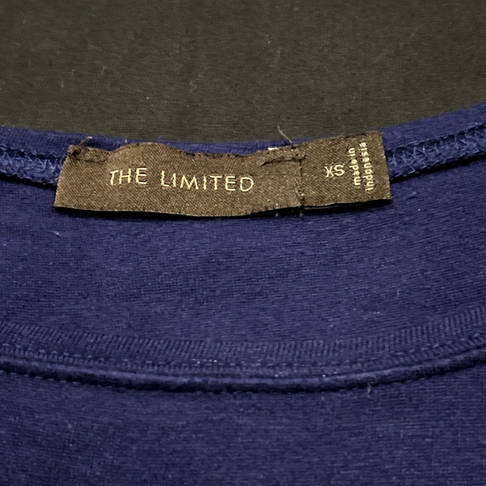 Vintage Limited XS Purple Basic Knit Shirt Womens Half Sleeve Crewneck Slim Top Size XS / US 0-2 / IT 36-38 - 2 Thumbnail