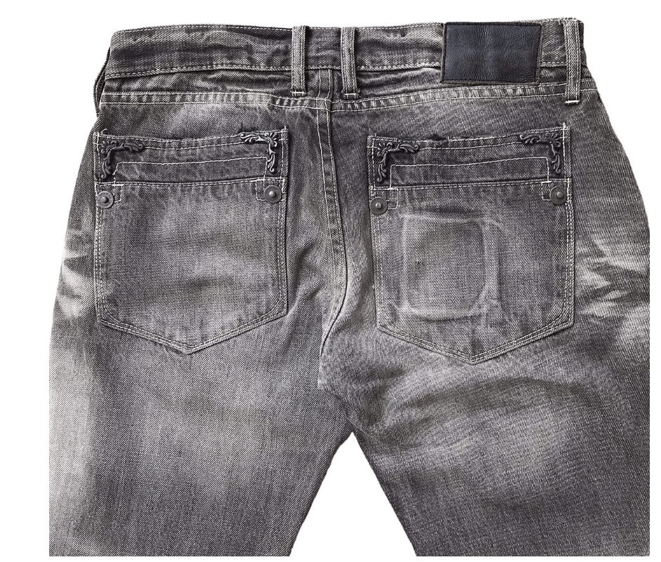 Other Army Of No! Japan Distressed Double Pocket Bootcut Size US 32 / EU 48 - 4 Thumbnail
