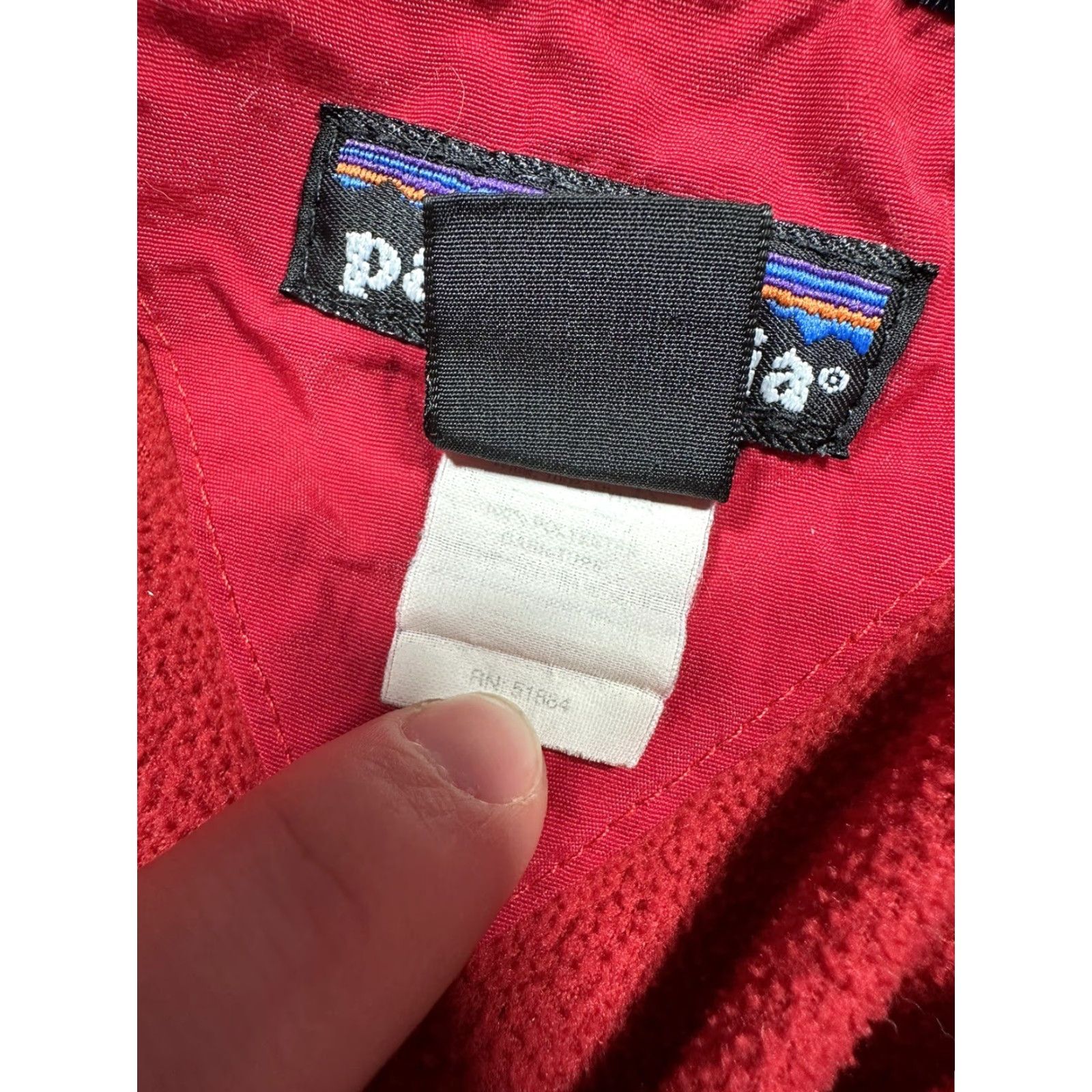 Patagonia VINTAGE Patagonia Synchilla Pullover Jacket Mens M Red Made in USA Size US M / EU 48-50 / 2 - 6 Thumbnail