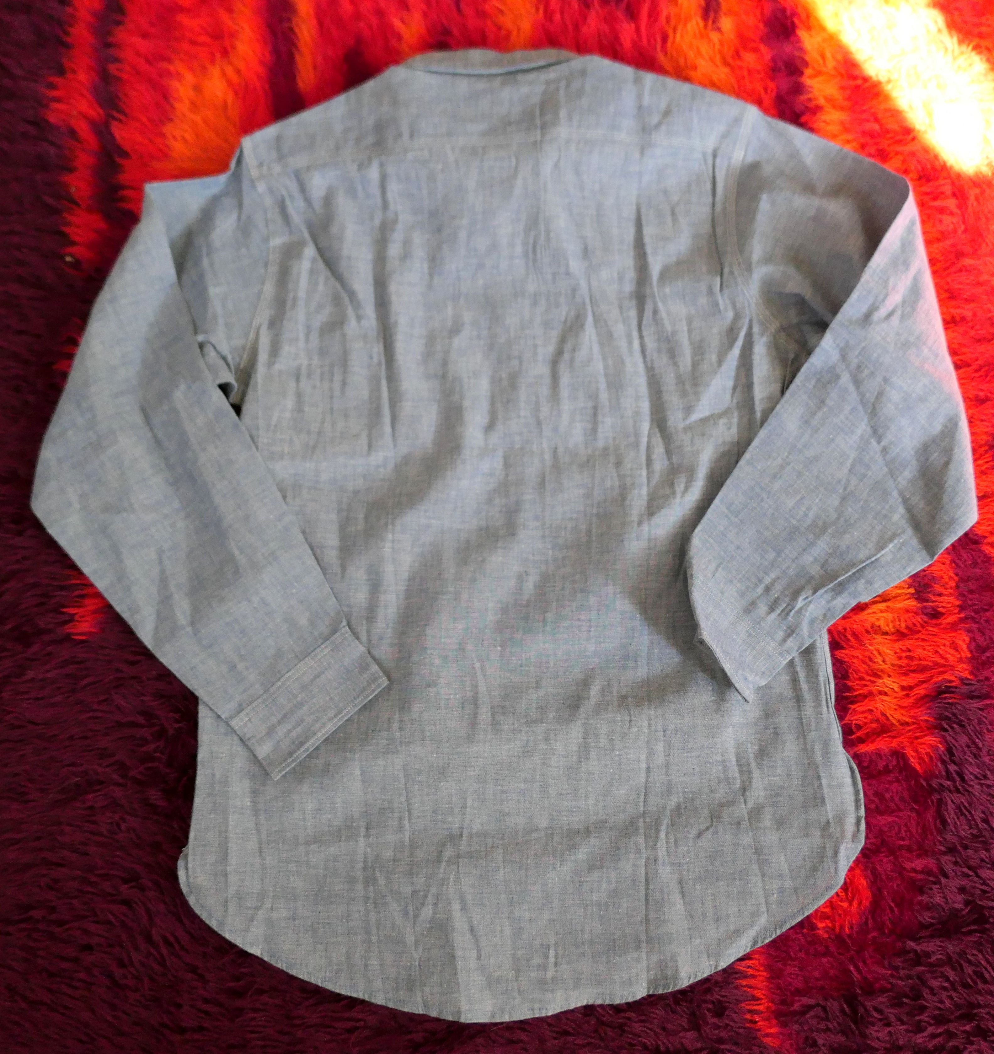 Vintage Vintage Penneys Big Mac Sanforized Chambray Work Shirt M Size US M / EU 48-50 / 2 - 5 Thumbnail