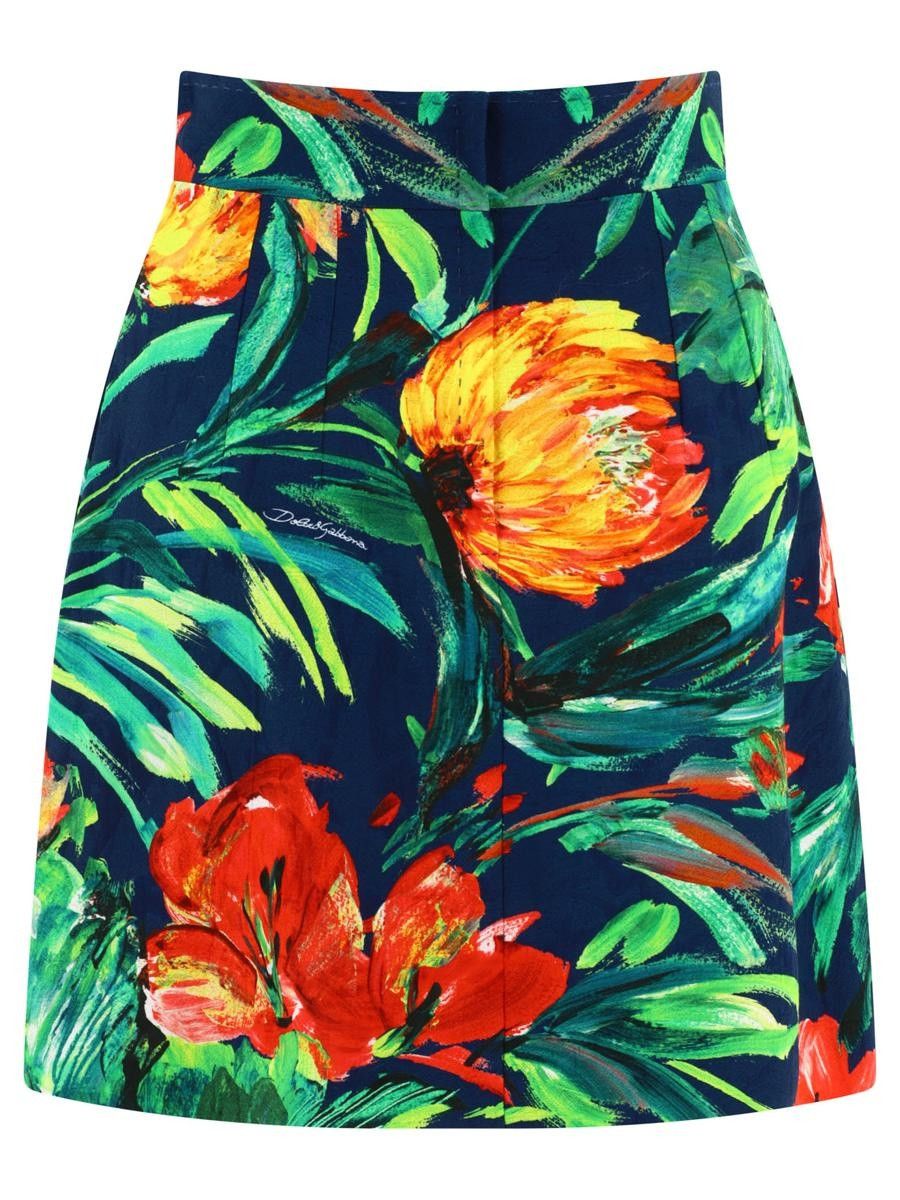 Dolce & Gabbana o1y0925 Mini Skirt in Multicolor Size 27" / US 4 / IT 40 - 2 Thumbnail
