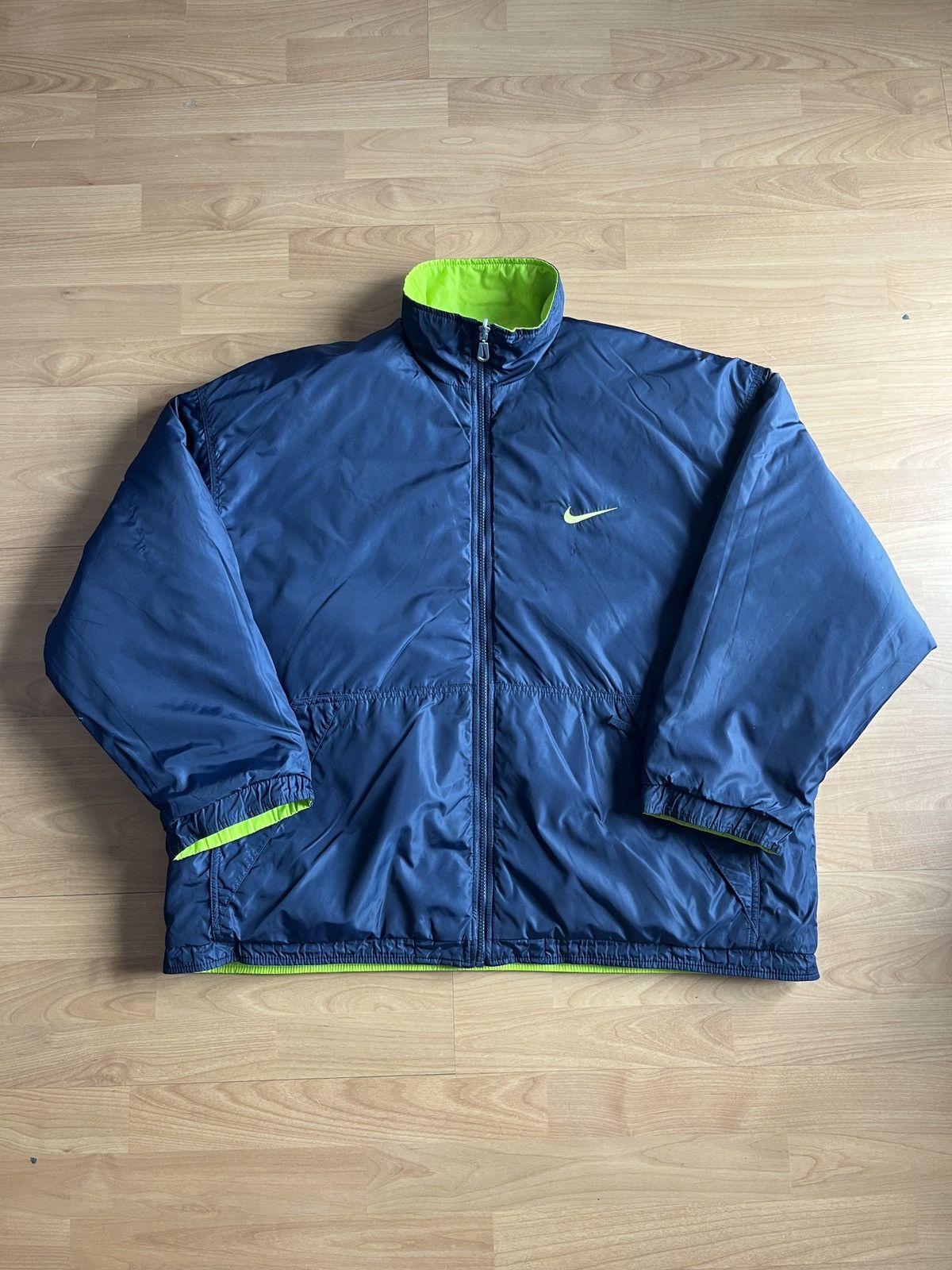 Nike Vintage Nike Reversible Puffer Jacket Size US L / EU 52-54 / 3 - 7 Thumbnail