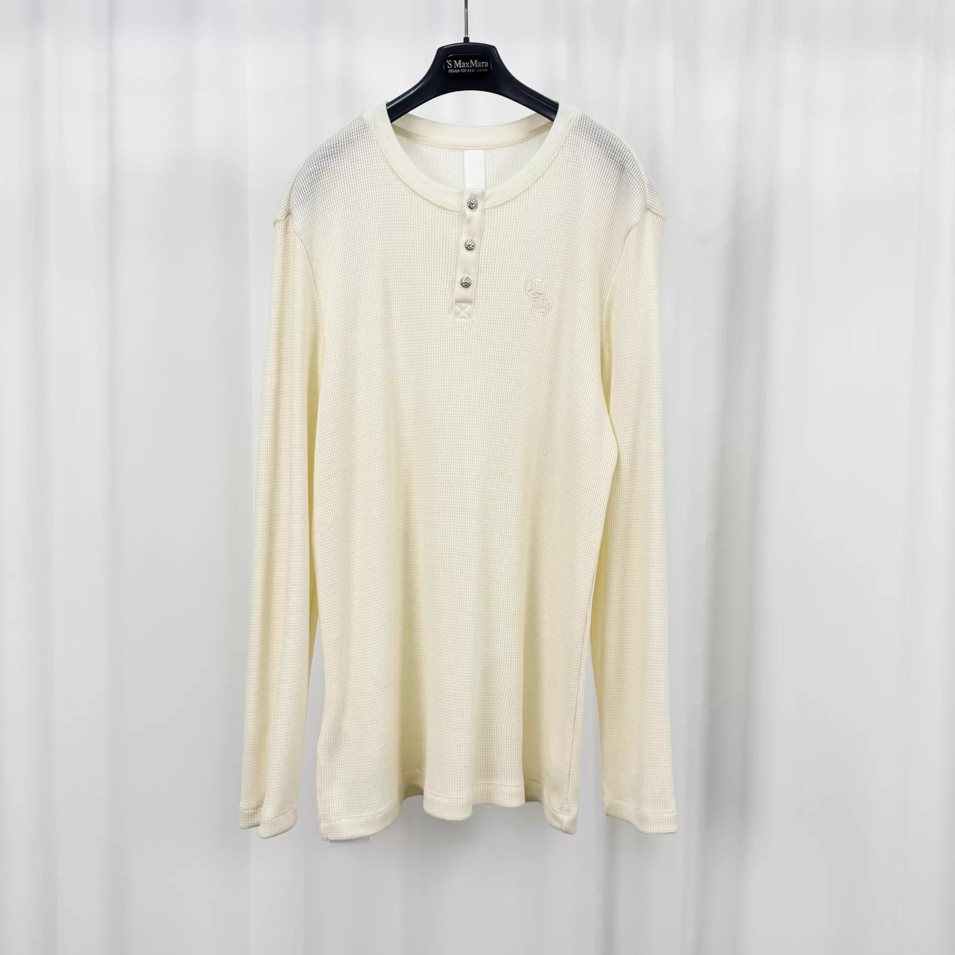 Chrome Hearts Chrome Hearts 3 silver buttons waffle LS XL New Size US XL / EU 56 / 4 - 1 Thumbnail