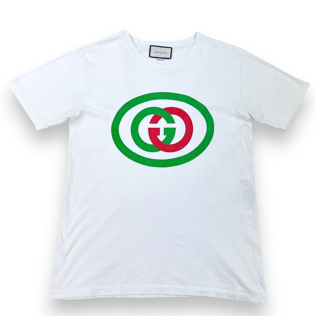 Gucci Gucci GG Logo White T Shirt Size US S / EU 44-46 / 1 - 2 Thumbnail