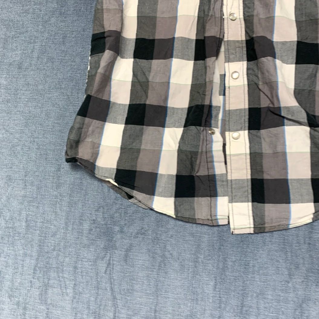 Old Navy Old Navy Multicolor Plaid Cotton Western Shirt Mens M Snap Front Size US M / EU 48-50 / 2 - 3 Thumbnail