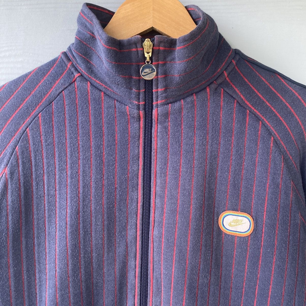 Nike Y2K Nike Blue Stripes Track Jacket Size US L / EU 52-54 / 3 - 4 Thumbnail