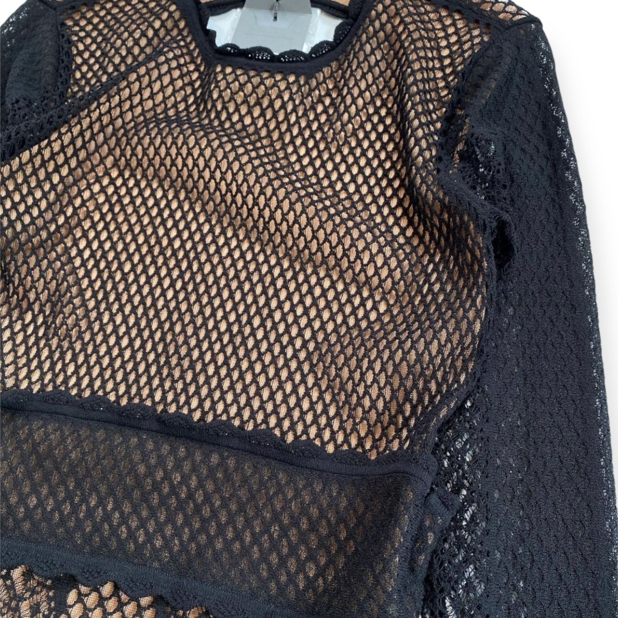 Alexander McQueen Alexander McQueen Mesh fluted sleeve Dress Size L / US 10 / IT 46 - 3 Thumbnail