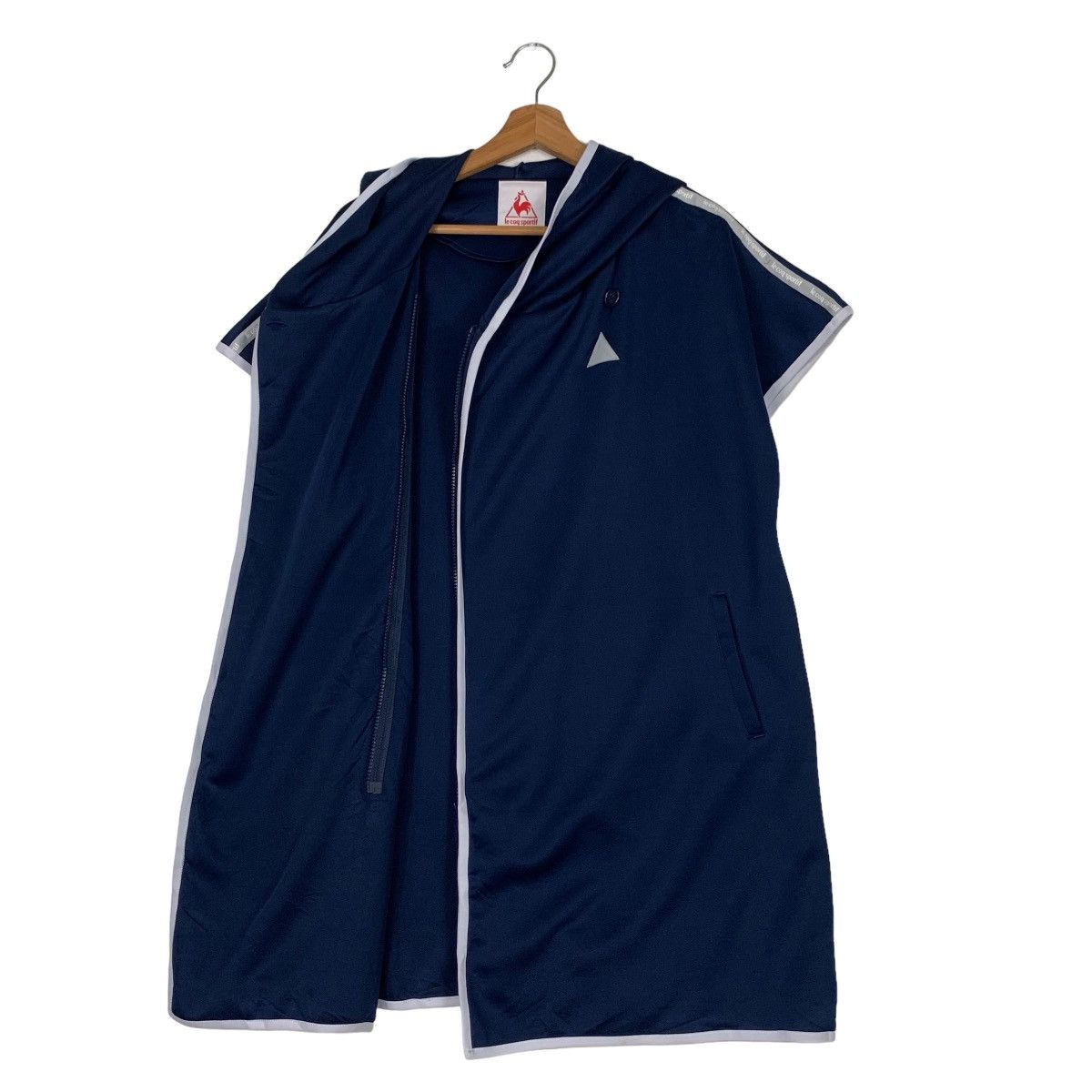 Le Coq Sportif LE COQ SPORTIF Hoodie Sleeveless Jacket #0125-C7 Size US L / EU 52-54 / 3 - 11 Thumbnail