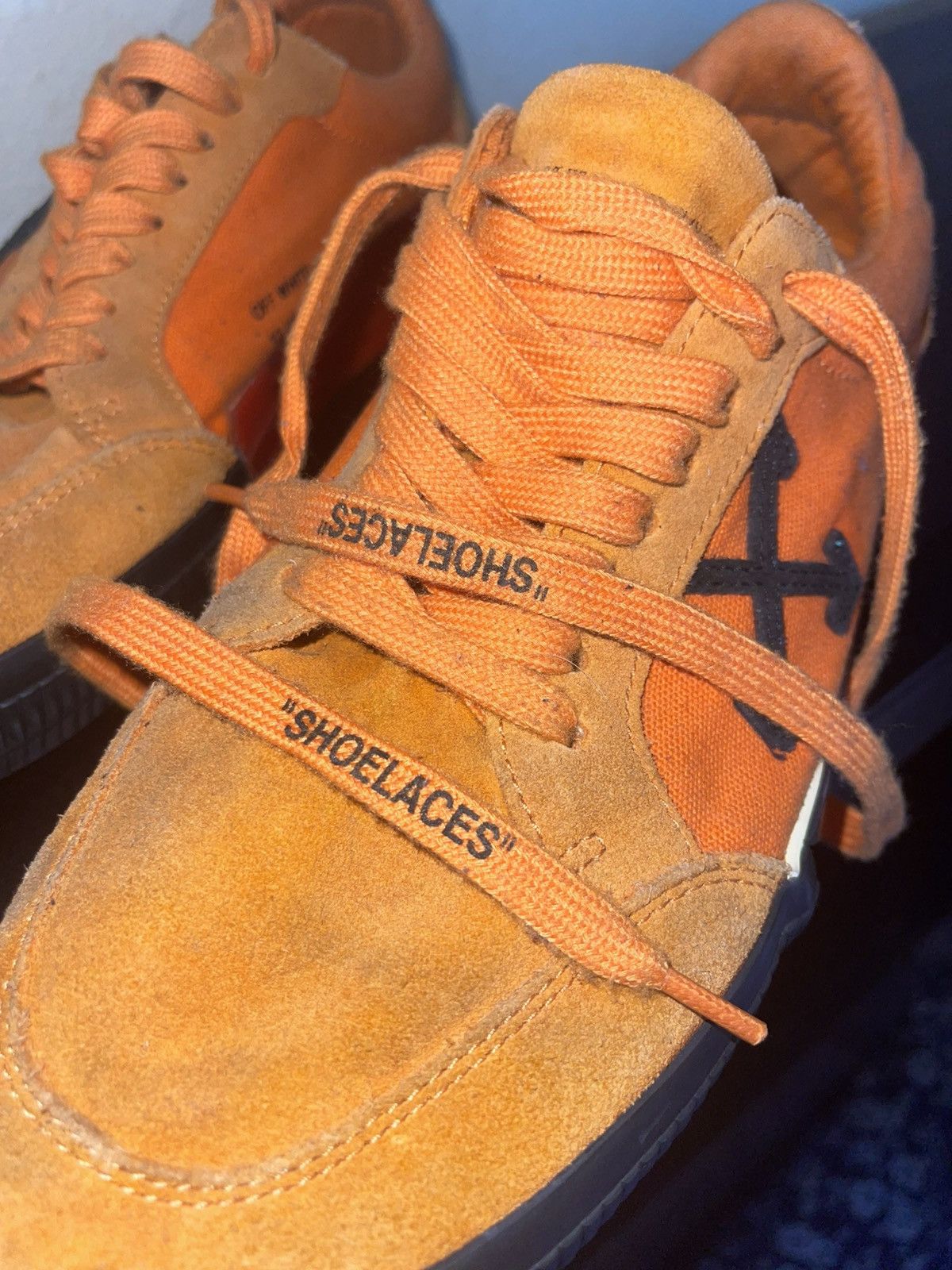 Off-White Off White Vulcanized Low Orange Black Men’s US Size 8 Size US 8 / EU 41 - 7 Thumbnail