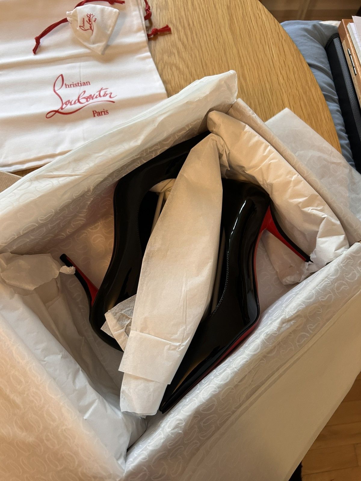 Christian Louboutin Christian Louboutin Miss Z 80 Patent Leather Pumps Size US 6 / IT 36 - 7 Thumbnail